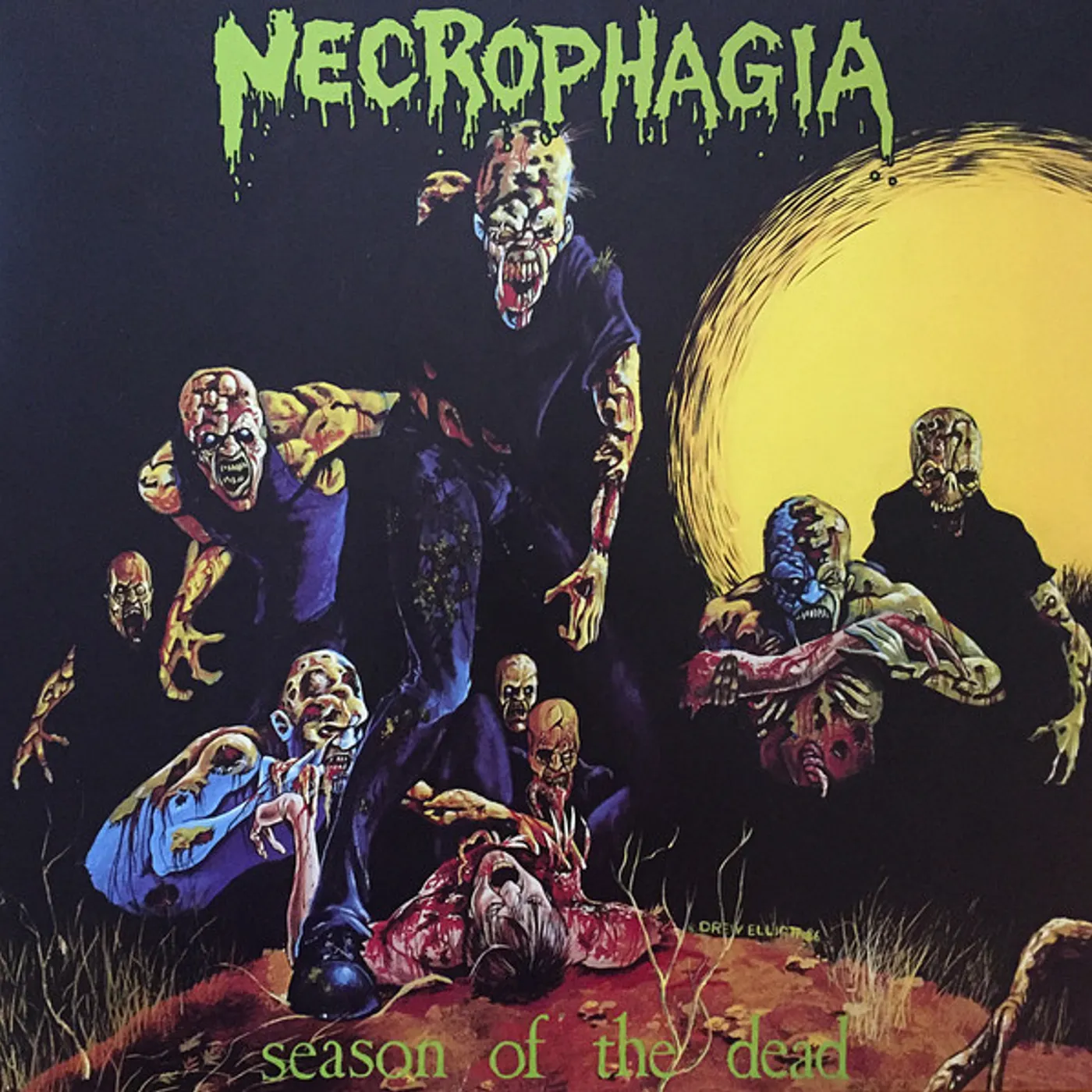 Necrophagia Season of the Dead Vinyl Record