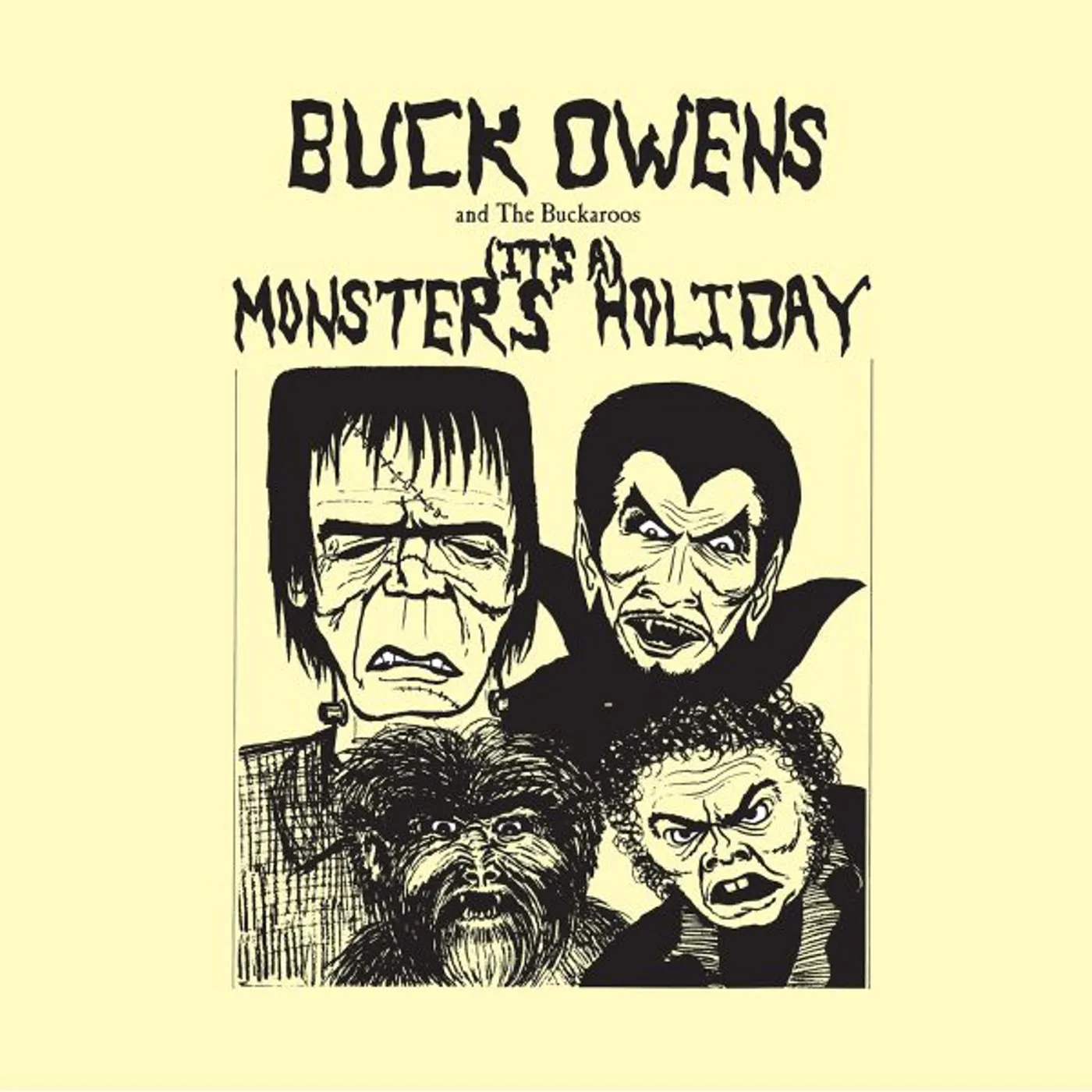 Buck Owens (It's A) Monsters' Holiday Vinyl Record