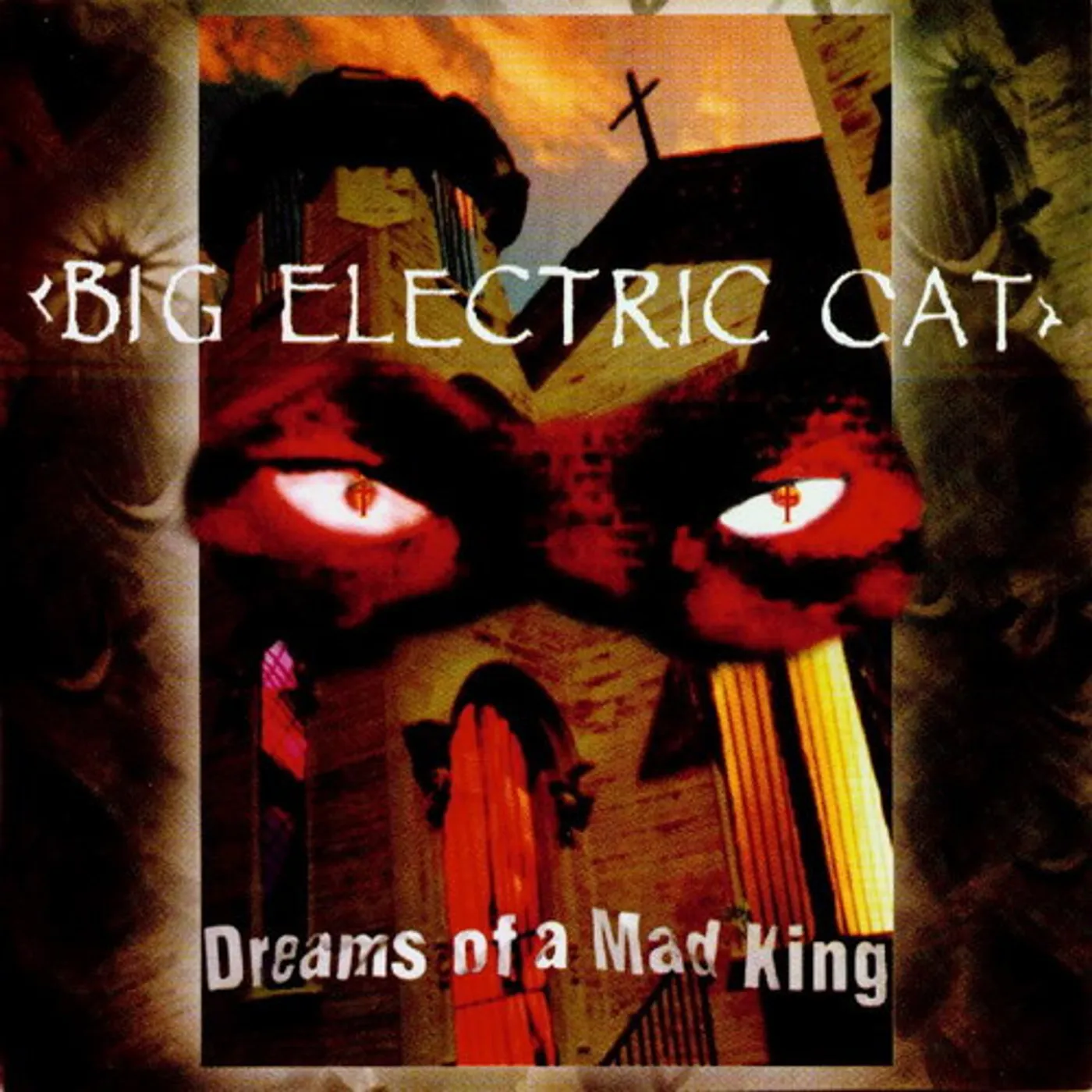 Big Electric Cat DREAMS OF A MAD KING - GOLD/BLACK SPLATTER Vinyl Record