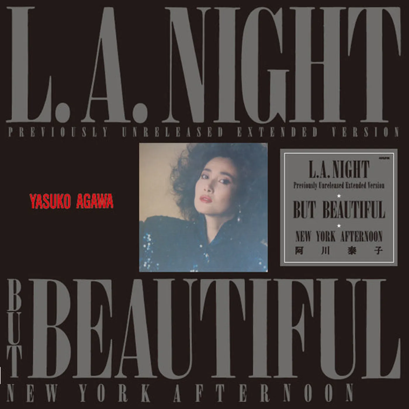 Yasuko Agawa L.A. NIGHT (CLEAR VINYL) Vinyl Record