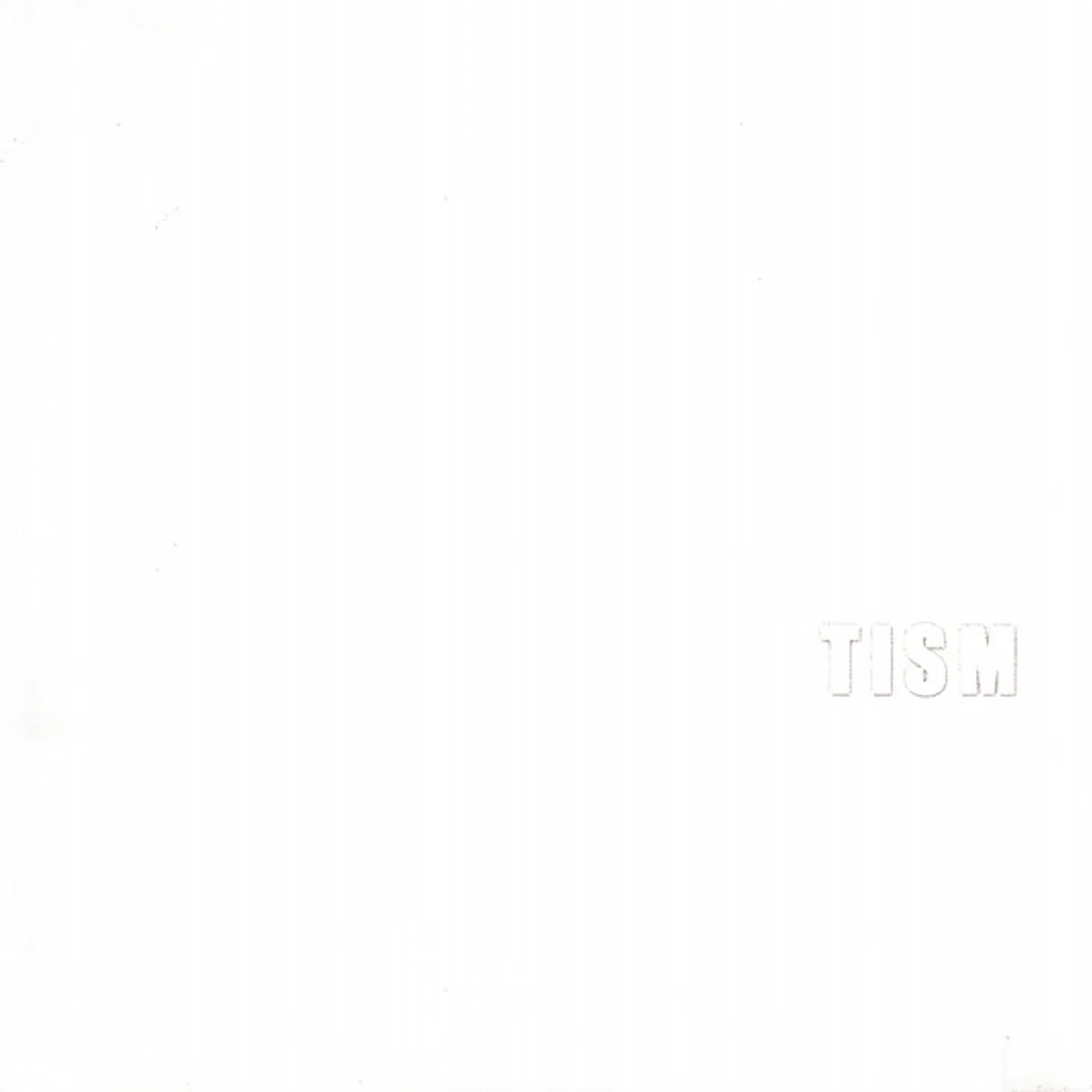 TISM WHITE ALBUN Vinyl Record