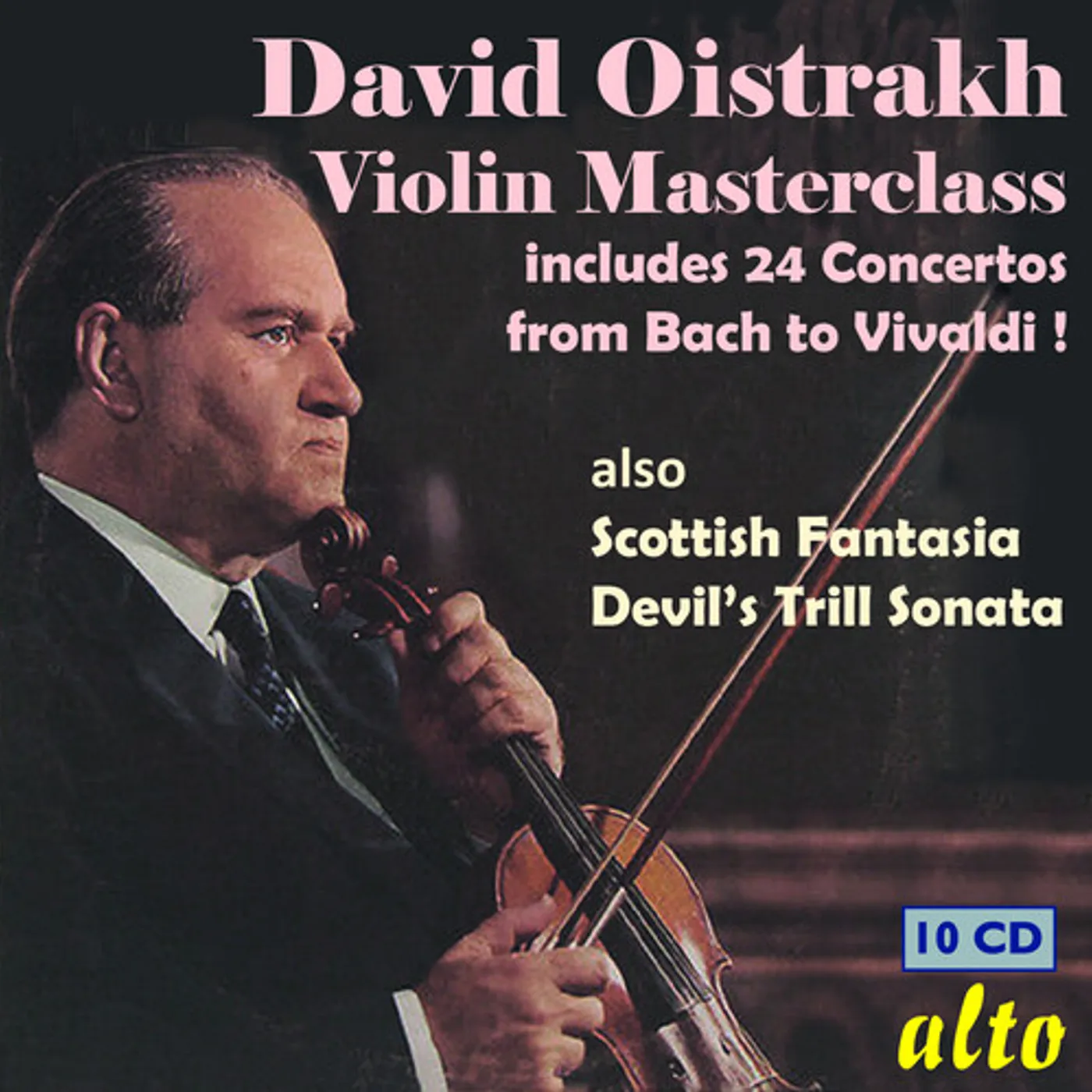David Oistrakh VIOLIN MASTERCLASS 24 CONCS FROM BACH TO VIVALDI CD