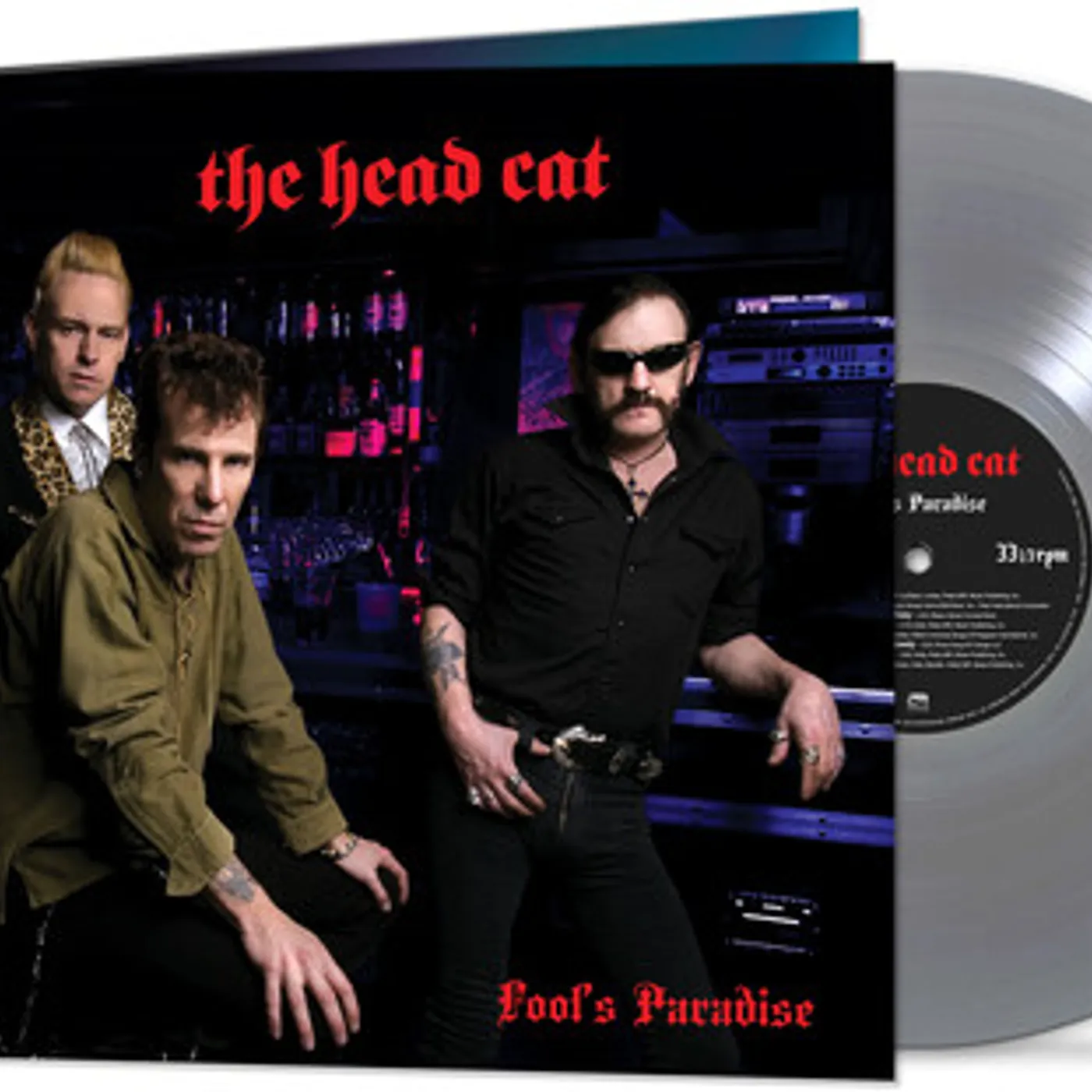 Head Cat / Lemmy / Slim Jim Phantom FOOL'S PARADISE (SILVER VINYL) Vinyl Record