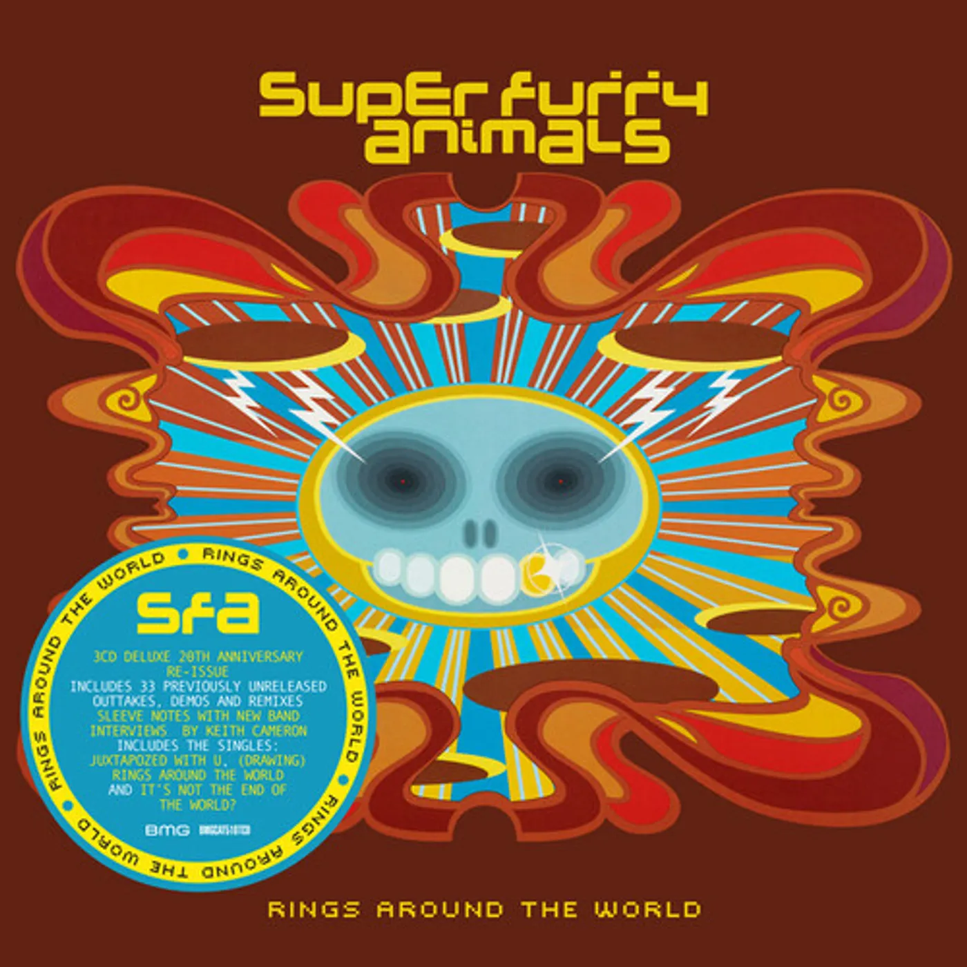 Super Furry Animals RINGS AROUND THE WORLD (X) 20TH ANNIVERSARY/3CD) CD