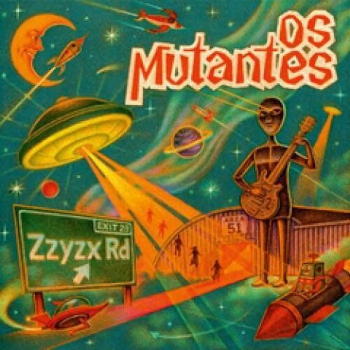 Os Mutantes ZZYZX (OLIVE GREEN VINYL) Vinyl Record