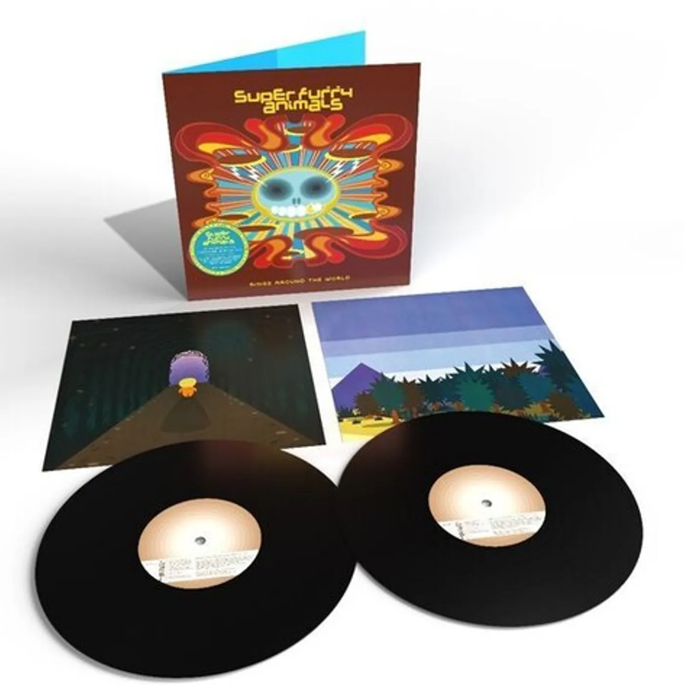 Super Furry Animals RINGS AROUND THE WORLD: 20TH ANNIVERSARY EDITION Vinyl Record