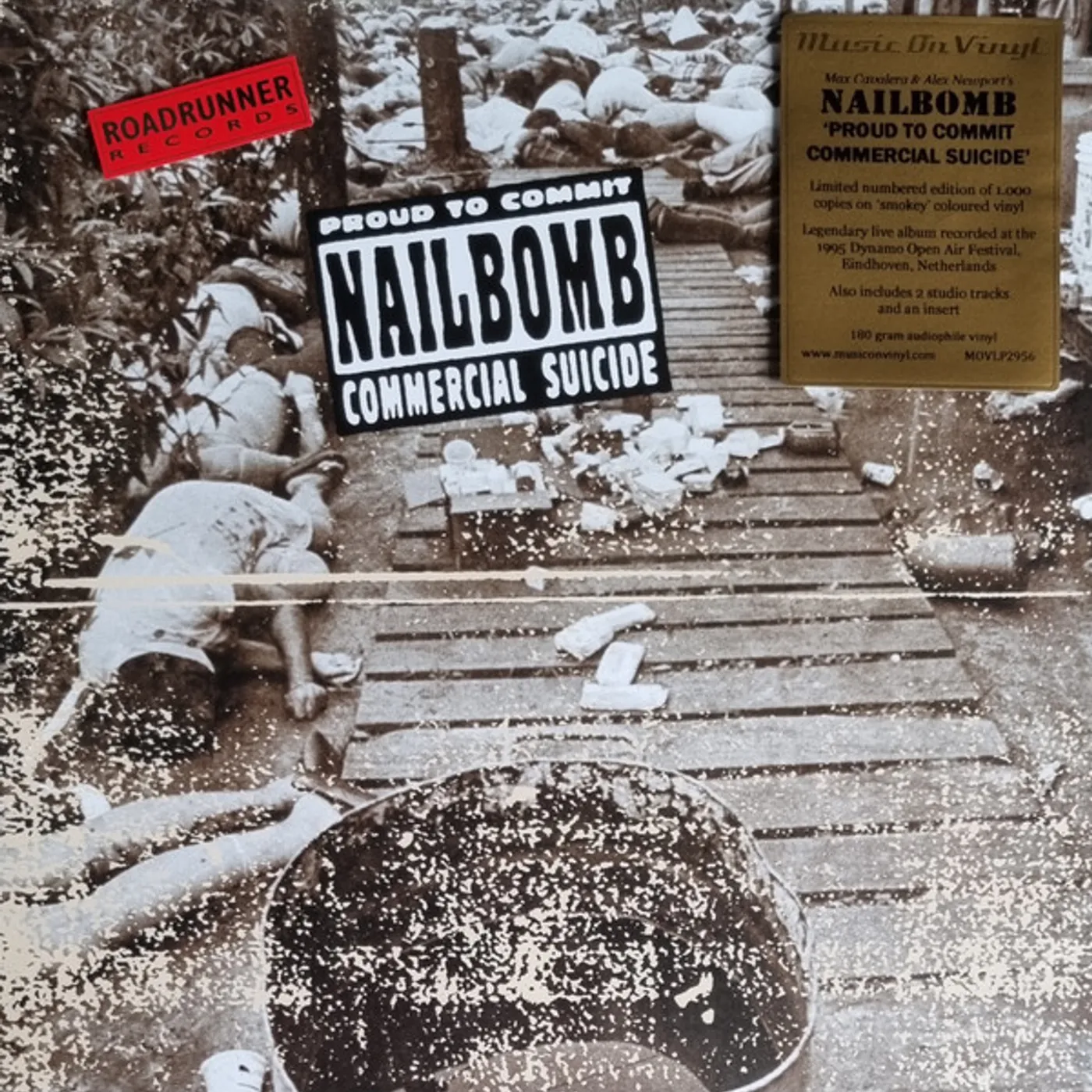 Nailbomb PROUD TO COMMIT COMMERCIAL SUICIDE (LIMITED/SMOKE VINYL/180G/INSERT/NUMBERED/IMPORT) Vinyl Record