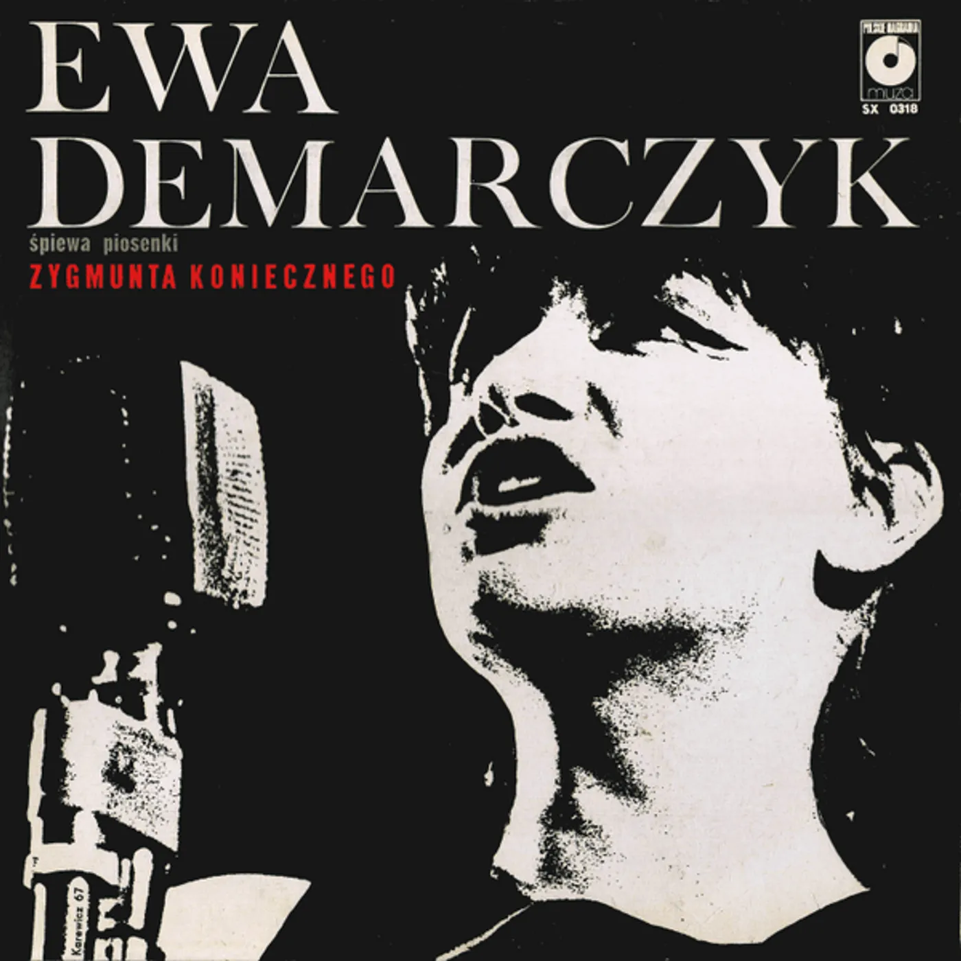 Ewa Demarczyk SPIEWA PIOSENKI ZYGMUNTA KONIECZNEGO Vinyl Record