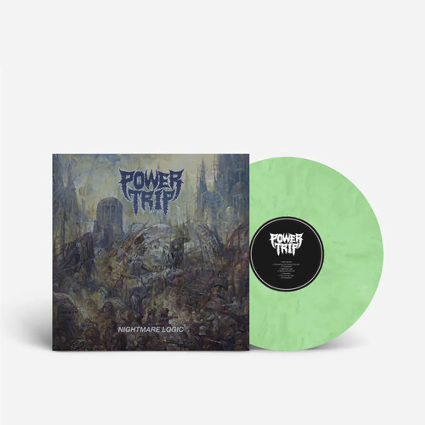 Power Trip Nightmare Logic (Nuclear Green) Vinyl Record