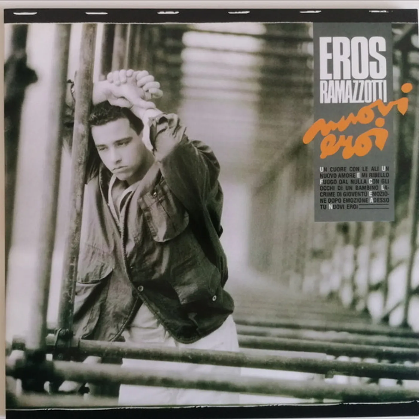 Eros Ramazzotti Nuovi Eroi Vinyl Record