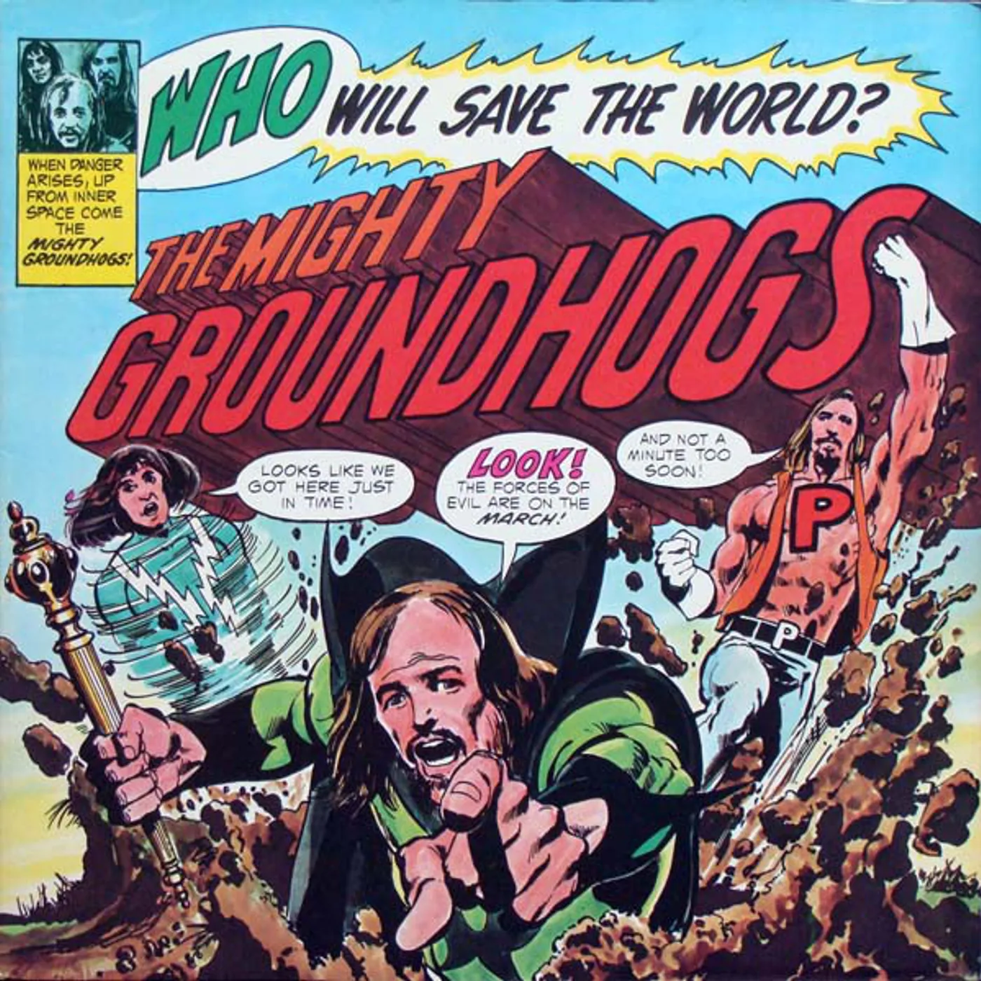 The Groundhogs WHO WILL SAVE THE WORLD Vinyl Record