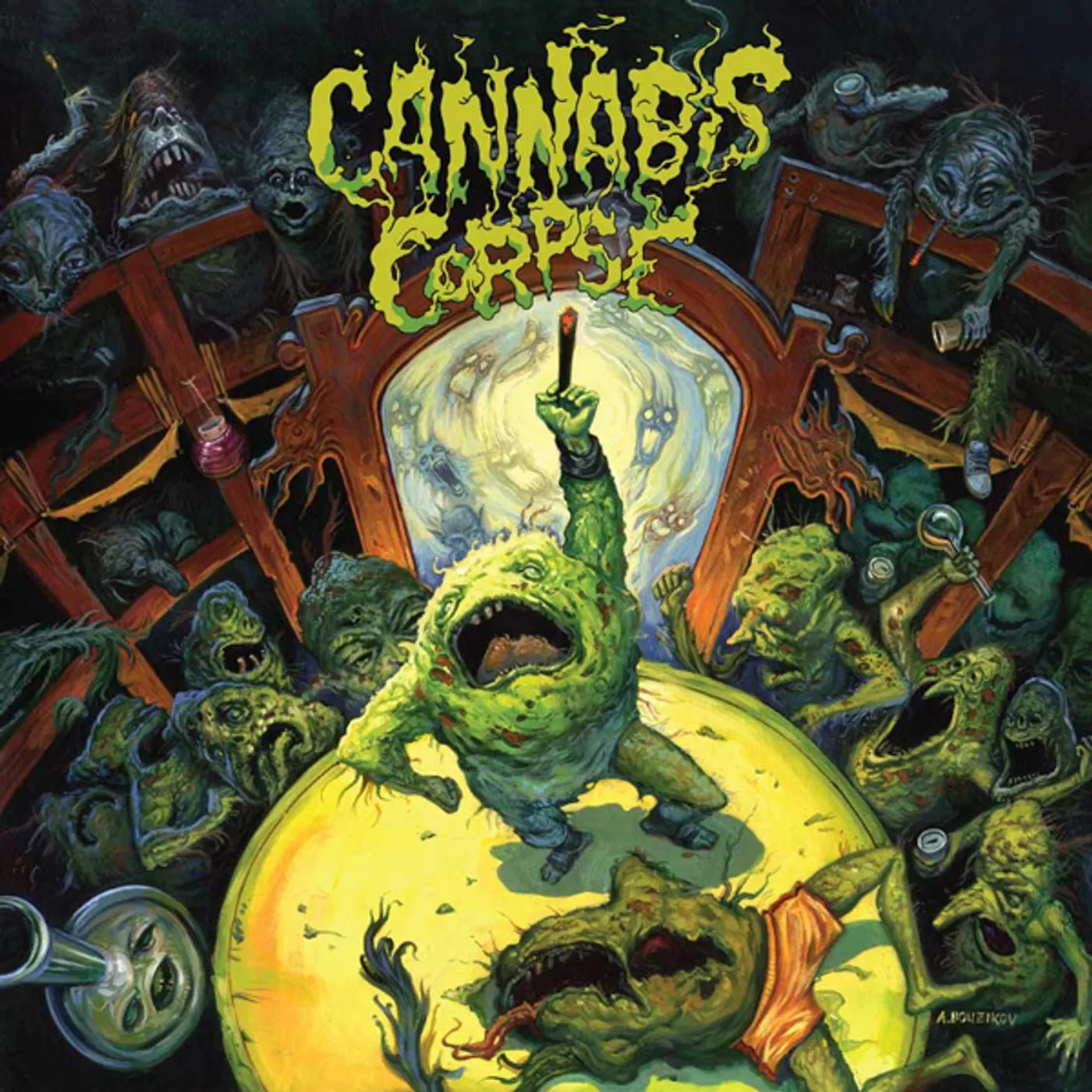Cannabis Corpse WEEDING Vinyl Record