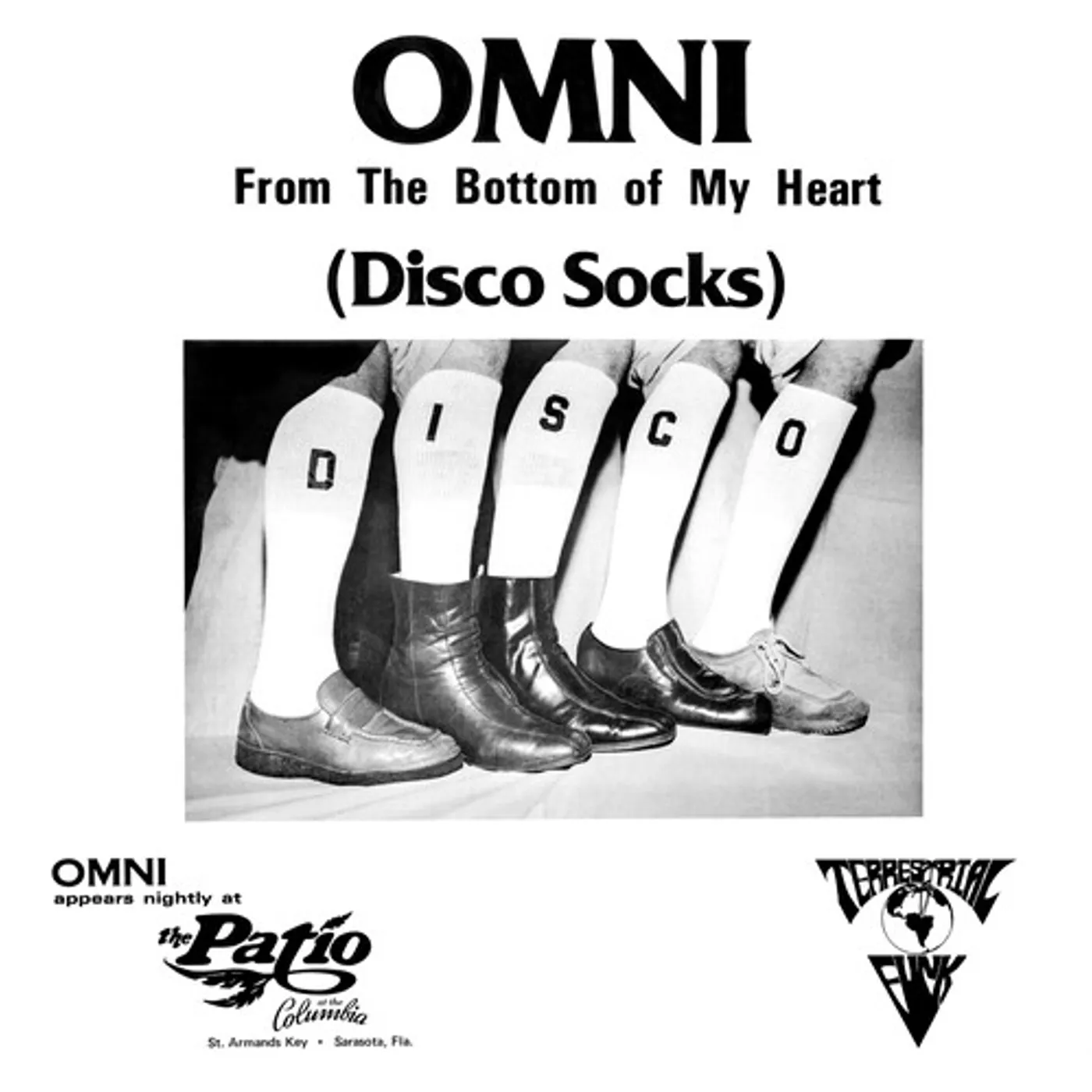 Omni FROM THE BOTTOM OF MY HEART (DISCO SOCKS B/W SARAS Vinyl Record