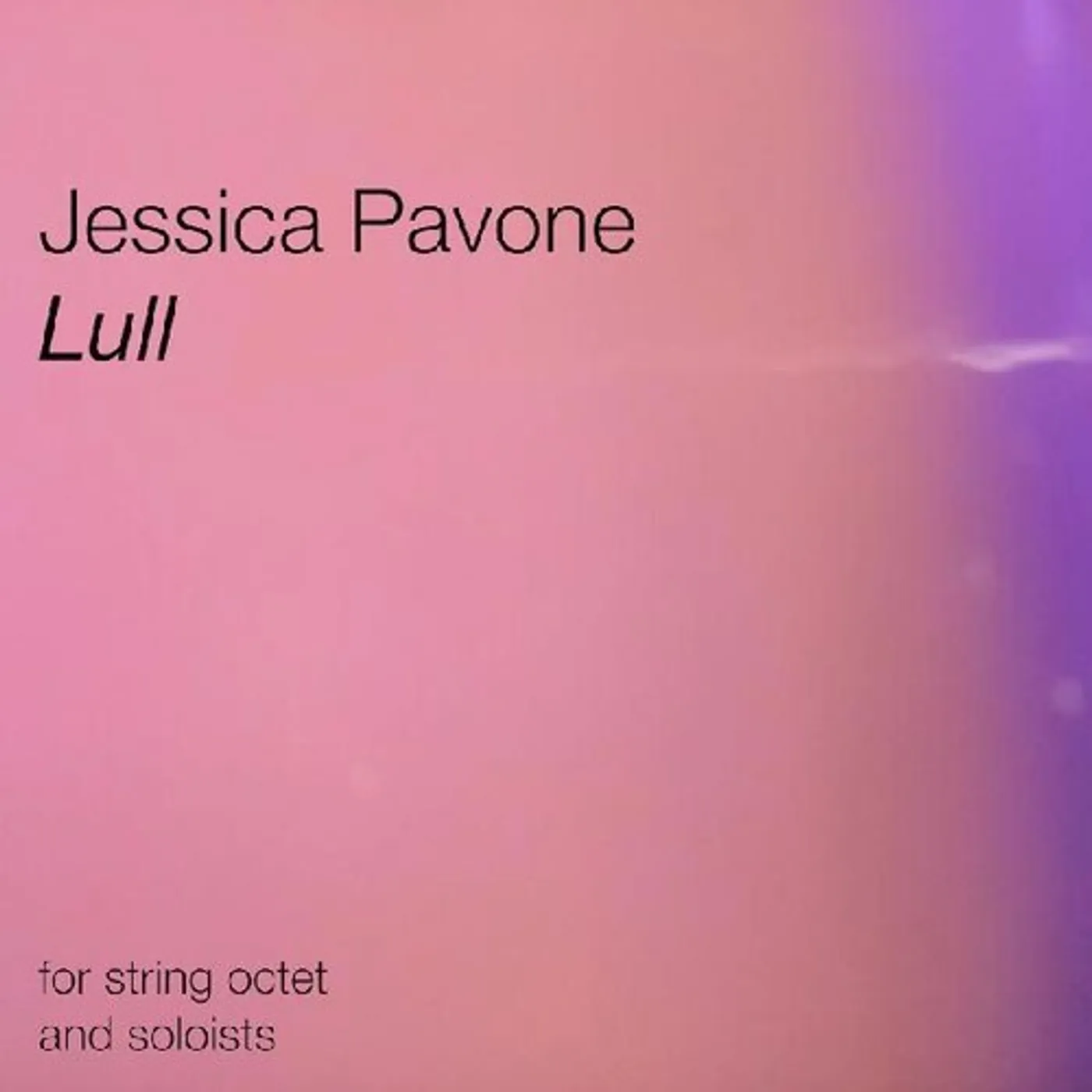 Jessica Pavone LULL CD