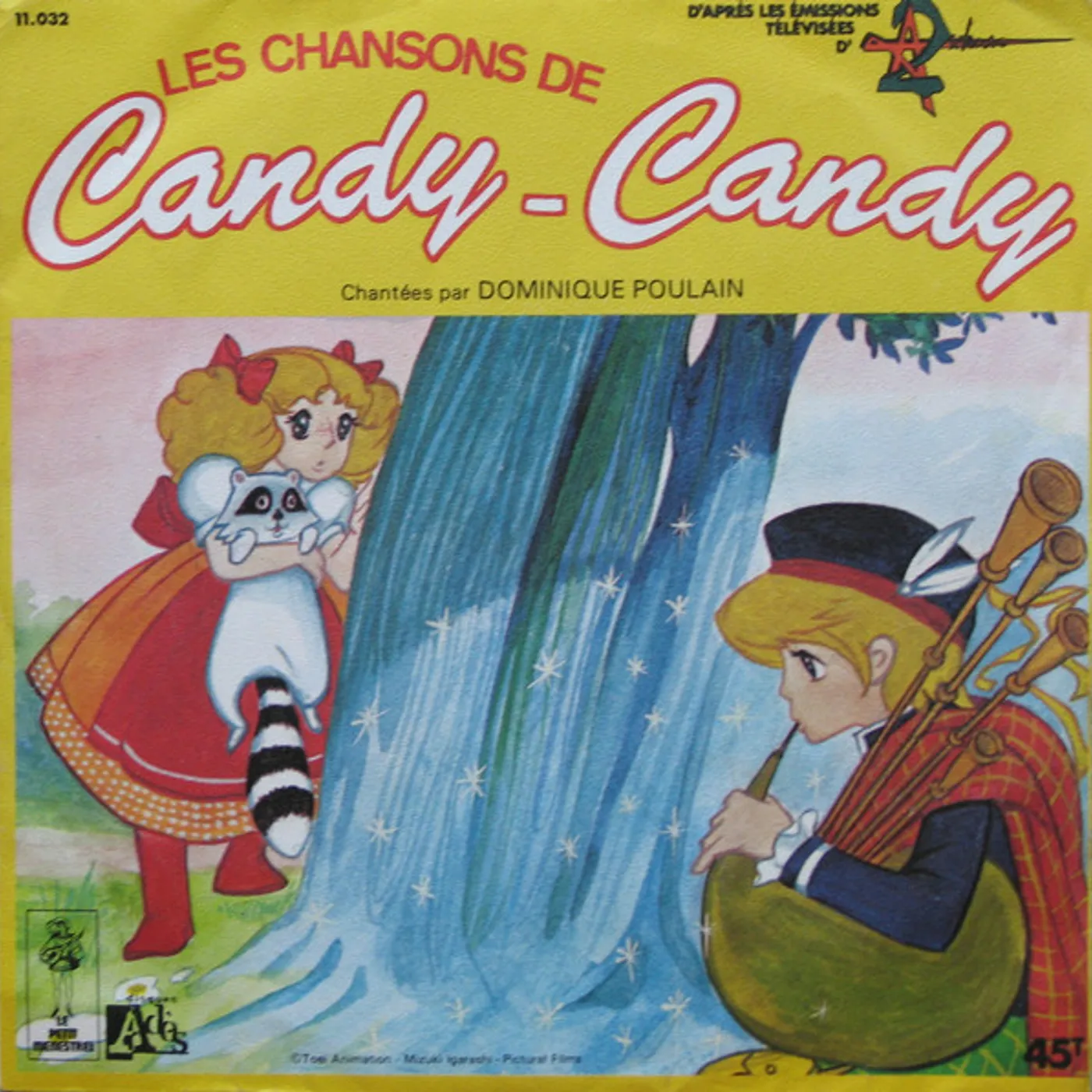 Dominique Poulain LES CHANSONS DE CANDY CANDY Vinyl Record