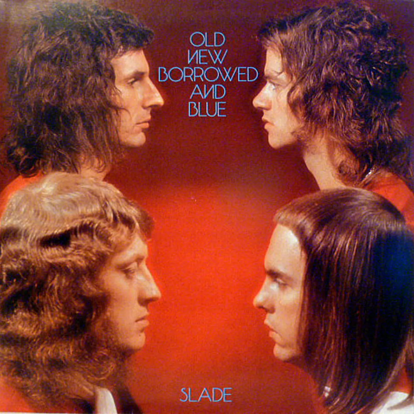 Slade OLD NEW BORROWED & BLUE Vinyl Record