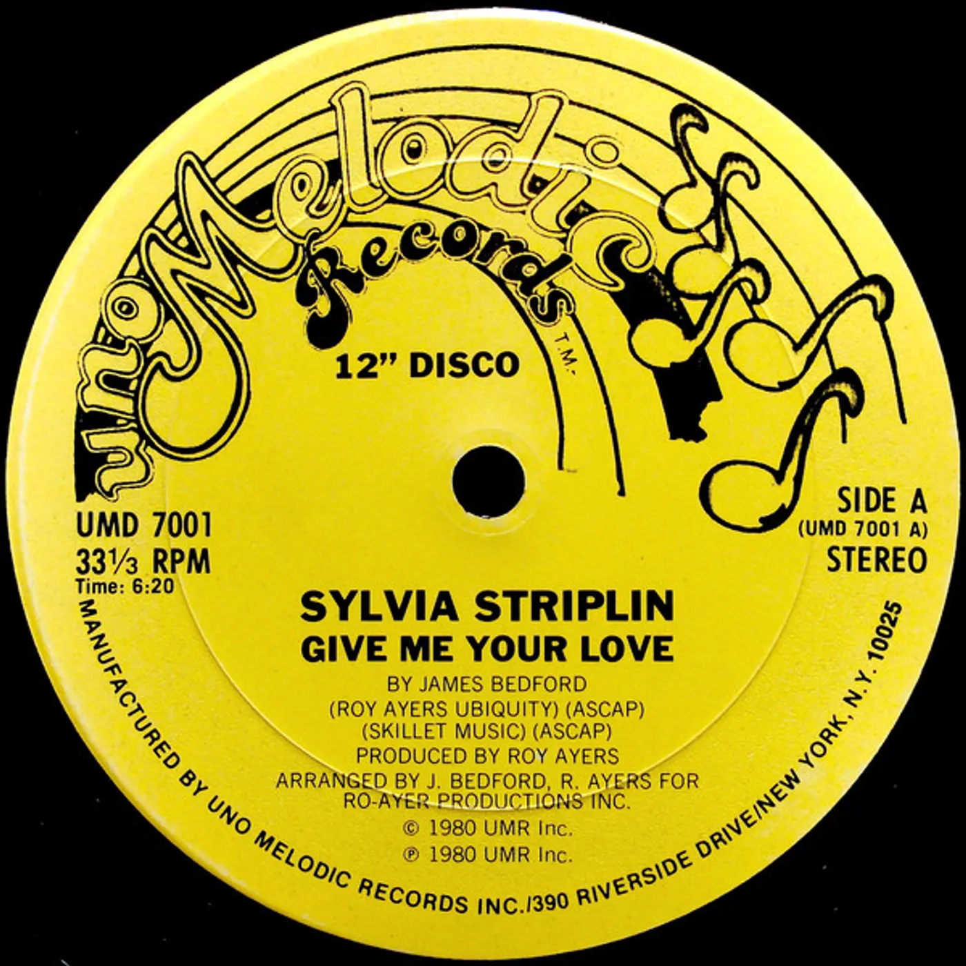 Sylvia Striplin Give Me Your Love Vinyl Record