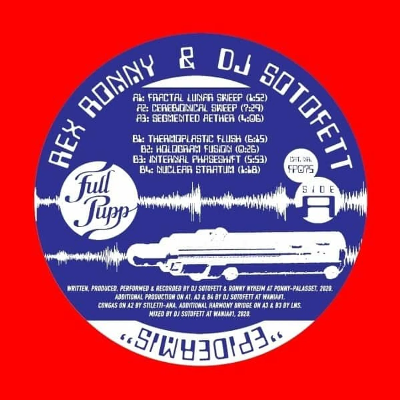 Rex Ronny & Dj Sotofett Epidermis Vinyl Record
