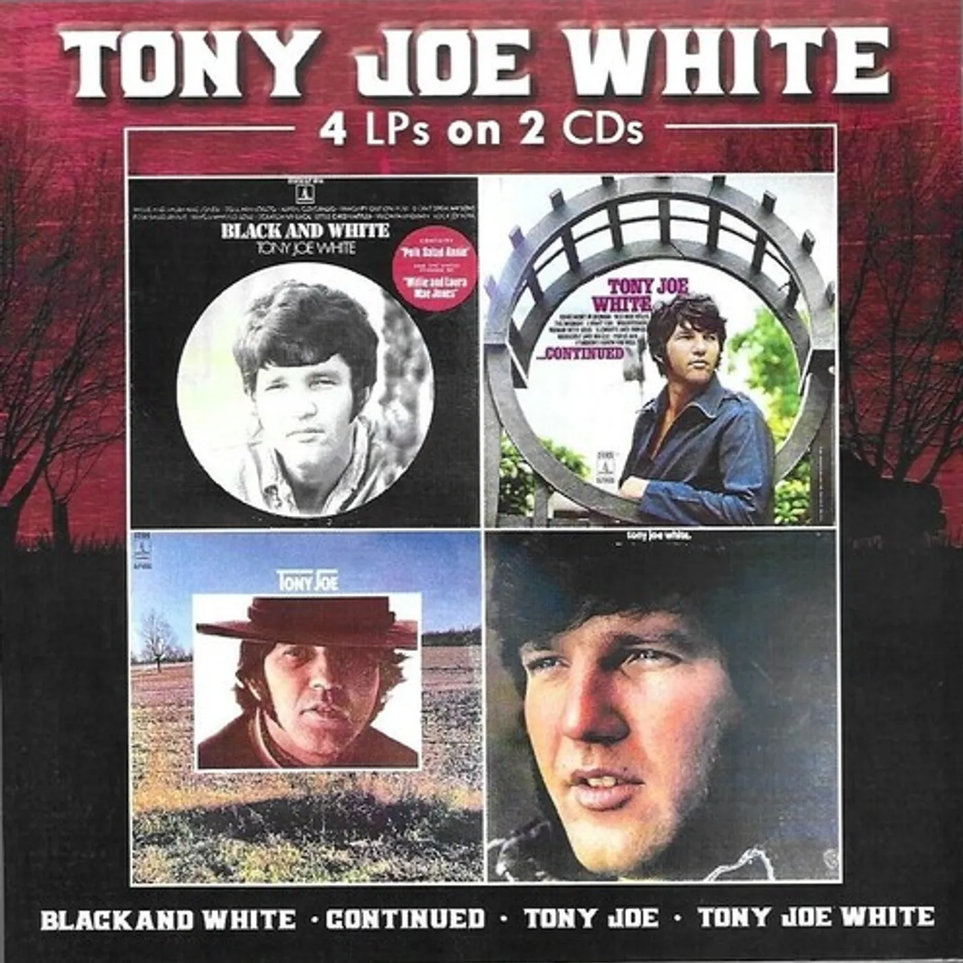 Tony Joe White BLACK & WHITE / CONTINUED CD