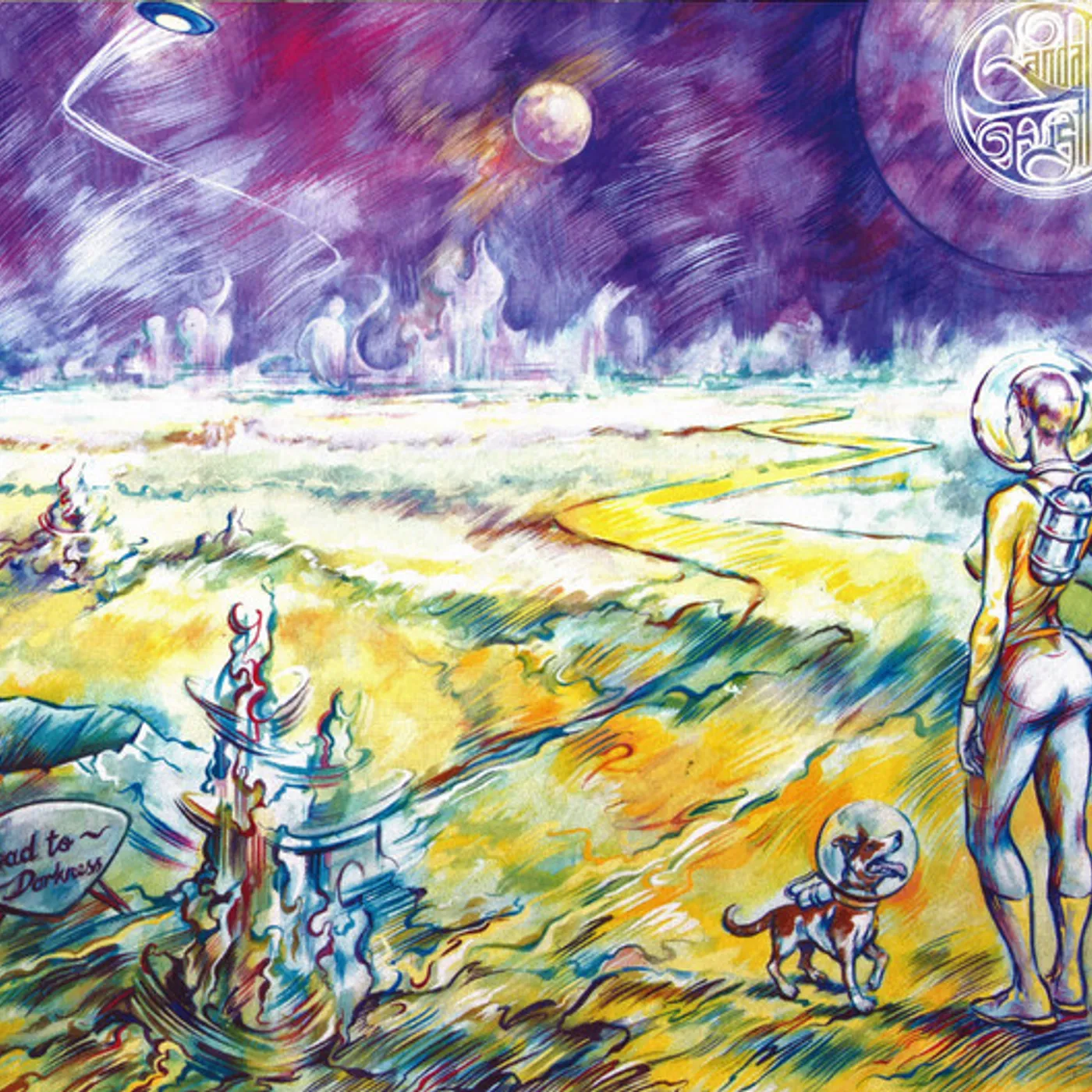 Gandalf's Fist ROAD TO DARKNESS Vinyl Record