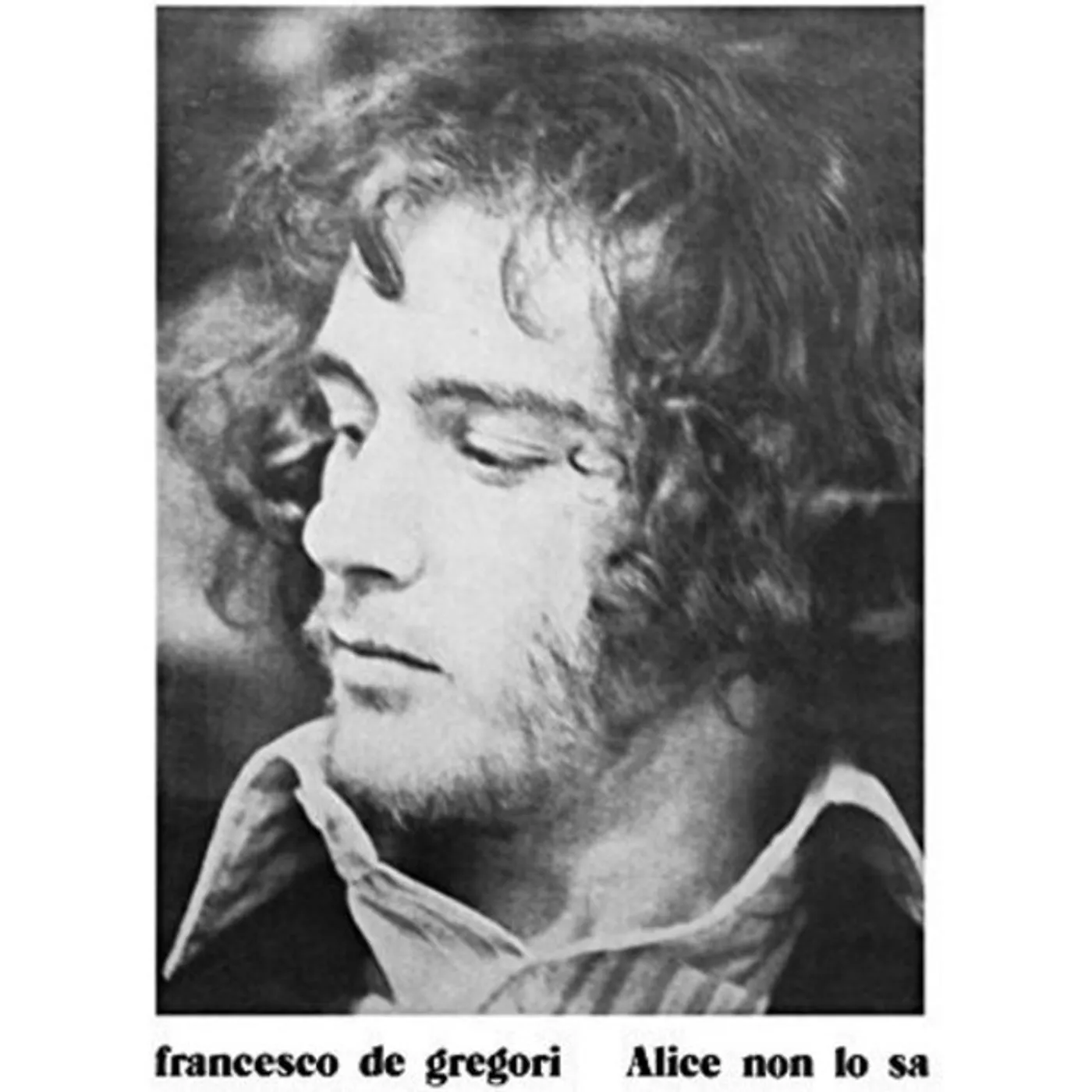 Francesco De Gregori Alice Non Lo Sa Vinyl Record