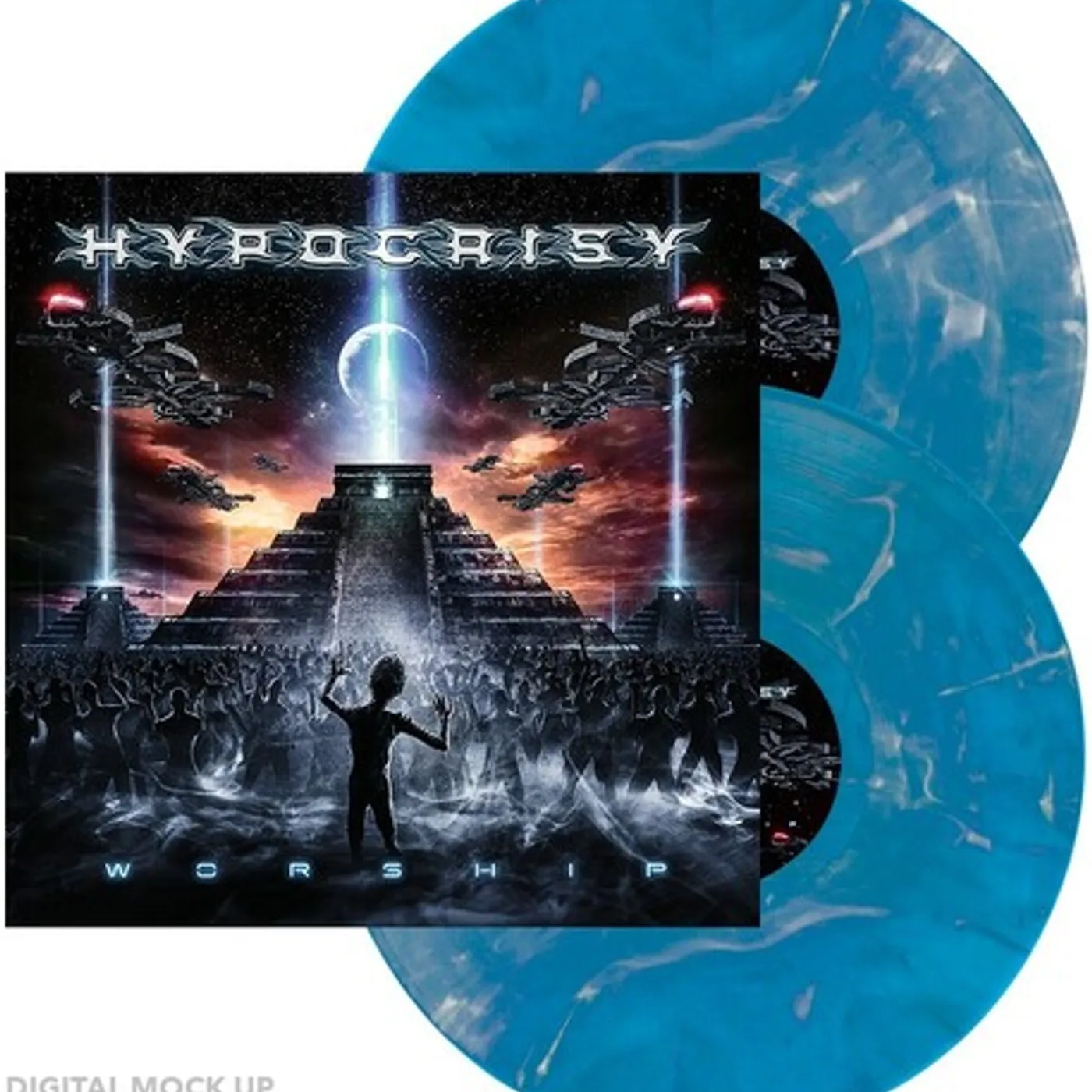 Hypocrisy Worship (Blue & White Marble) Vinyl Record