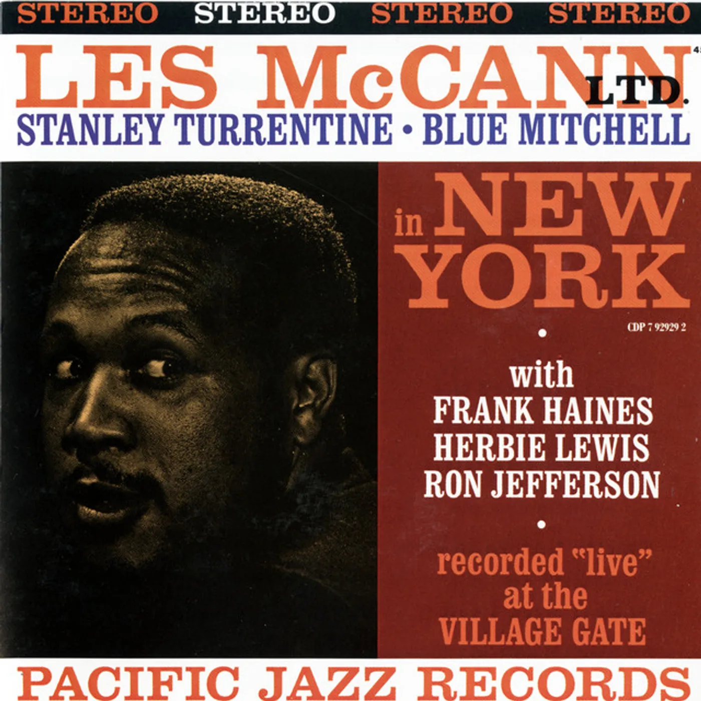 LES MCCANN LTD. IN NEW YORK CD