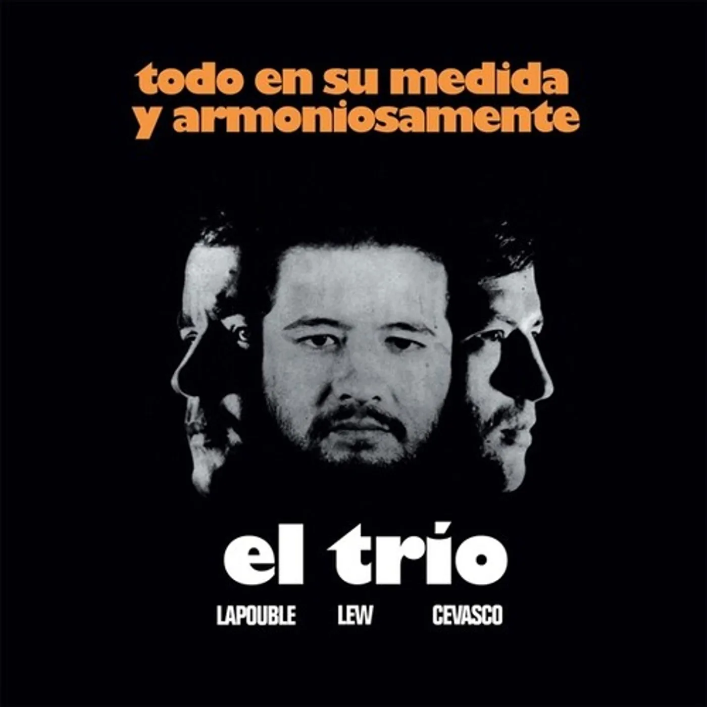 El Trio TODO EN SU MEDIDA Y ARMONIOSAMENTE Vinyl Record
