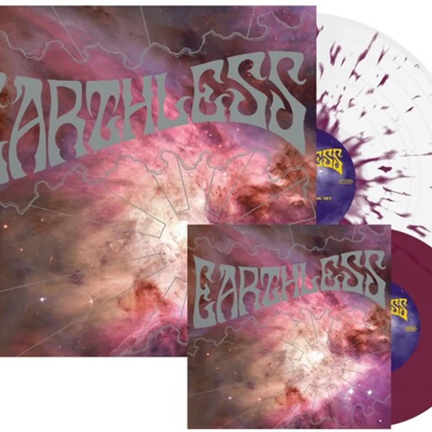 Earthless RHYTHMS FROM A COSMIC SKY - CLEAR W/ PURPLE Vinyl Record