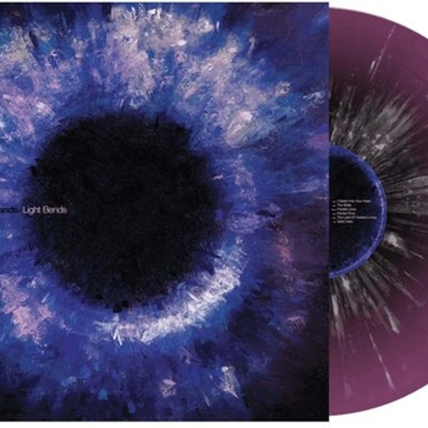 Pridelands LIGHT BENDS (BLACK IN PURPLE W/ WHITE) Vinyl Record