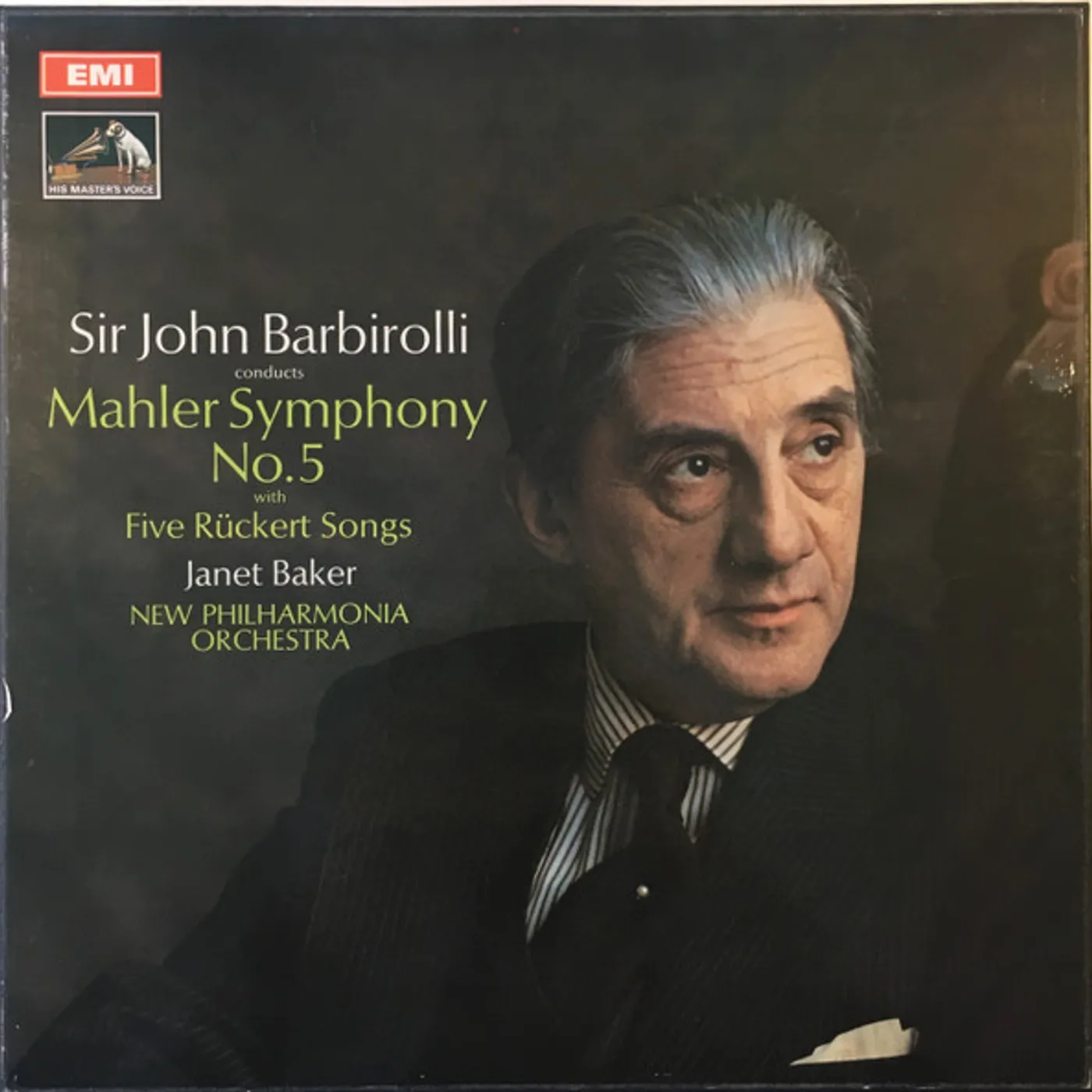 Janet Baker / New Philharmonia Orchestra MAHLER: SYMPHONY NO. 5 & RUCKERT-LIEDER Vinyl Record