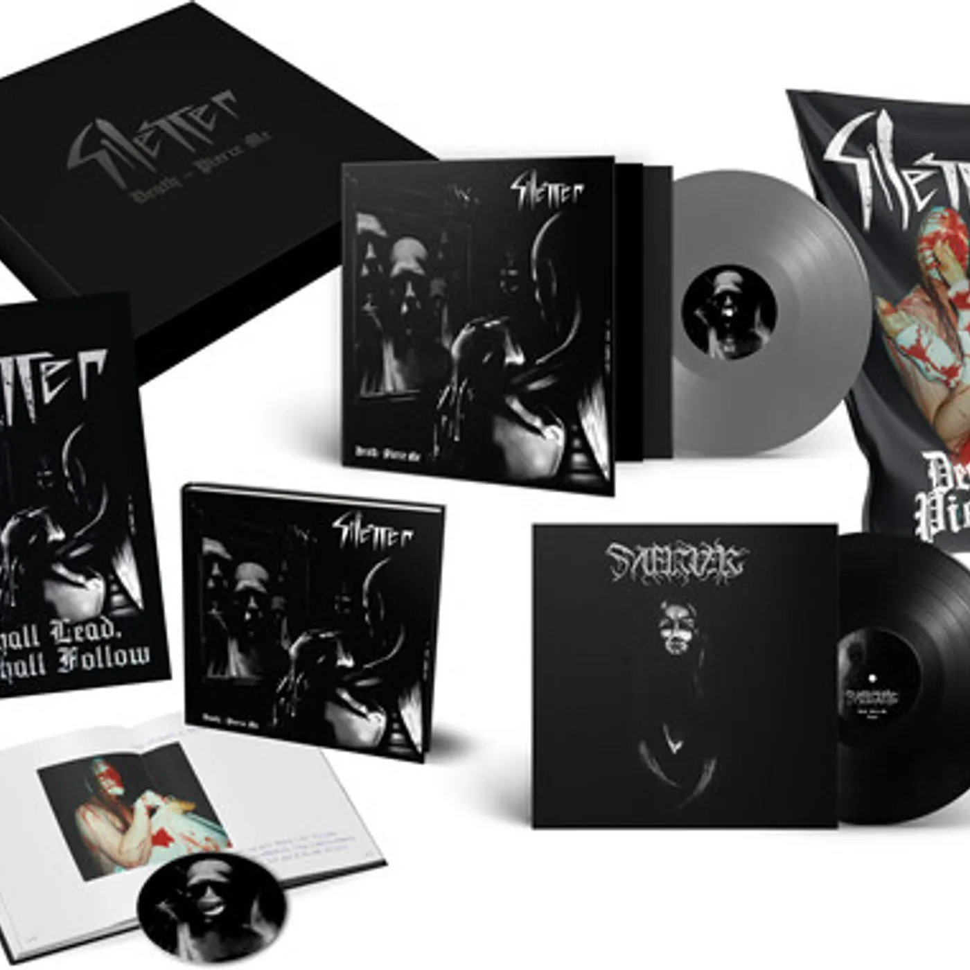 Silencer DEATH PIERCE ME (SILVER VINYL) Vinyl Record