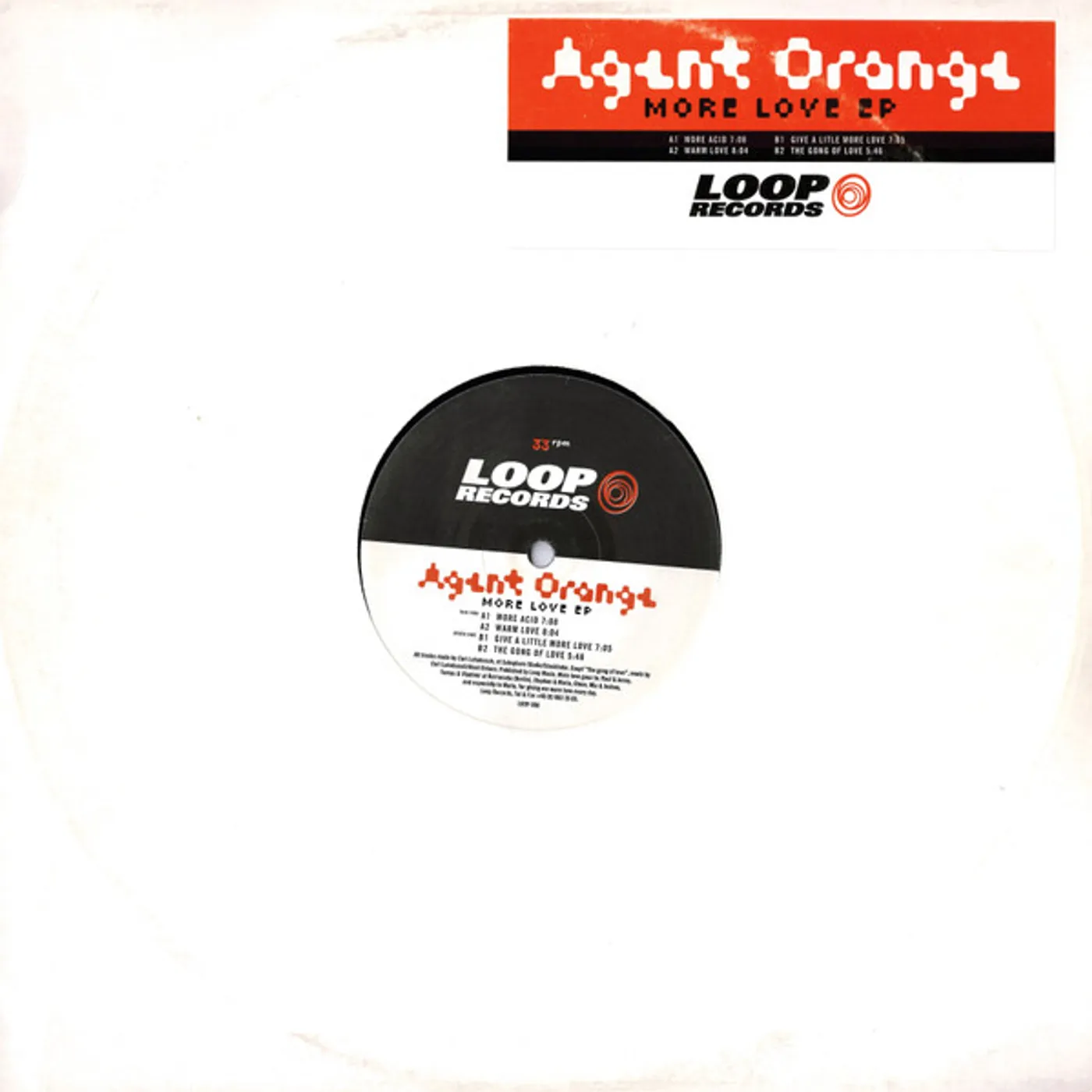 Agent Orange MORE LOVE Vinyl Record