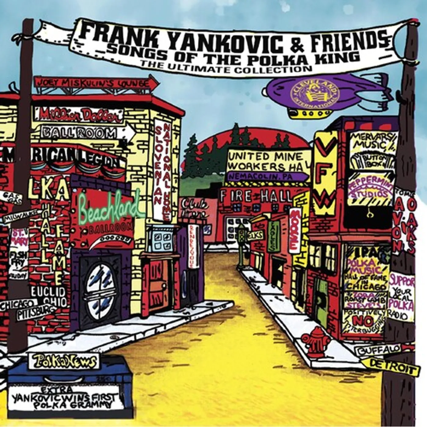 FRANK YANKOVIC & FRIENDS: SONGS OF THE POLKA KING CD