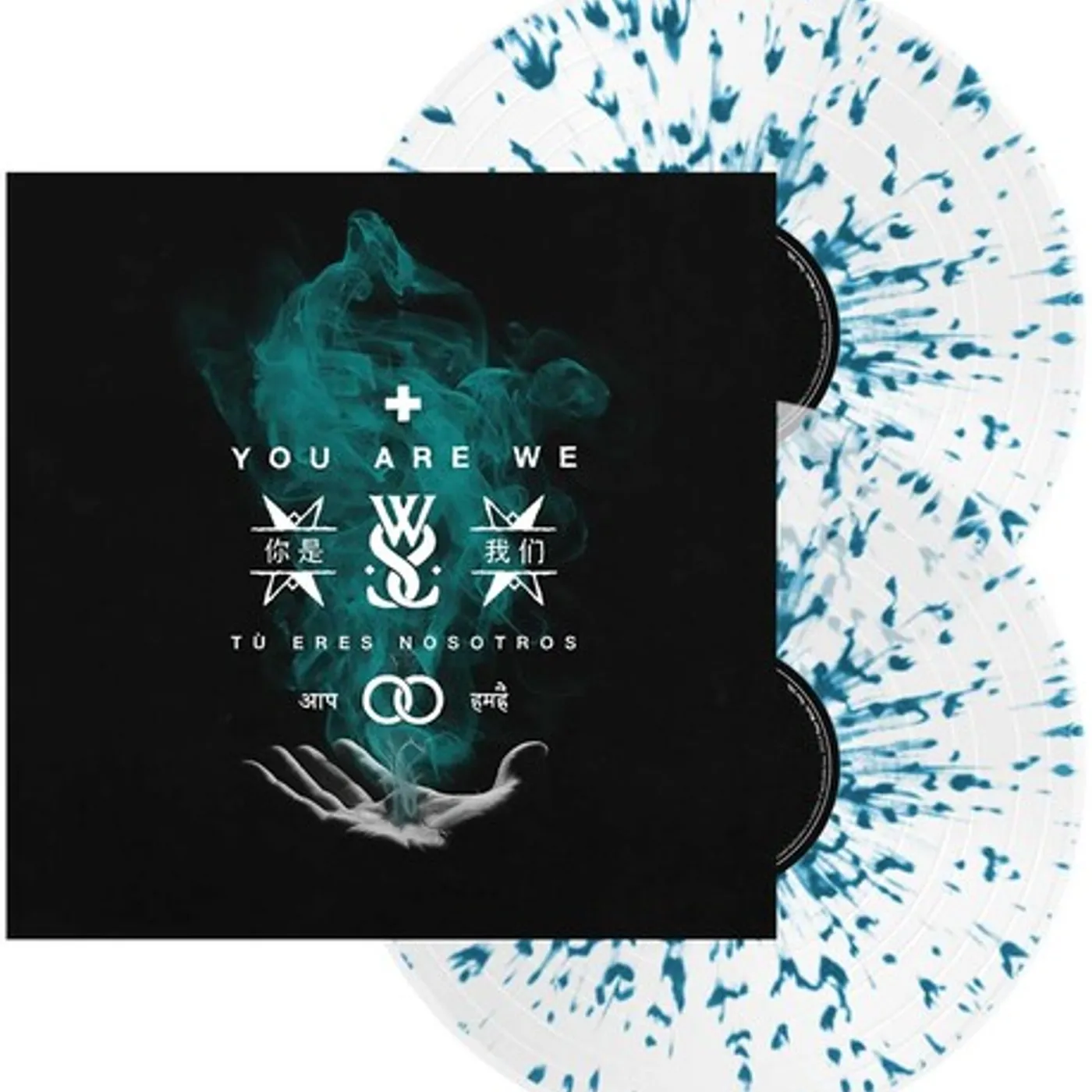 While She Sleeps YOU ARE WE (CLEAR & SEA BLUE SPLATTER VINYL) Vinyl Record