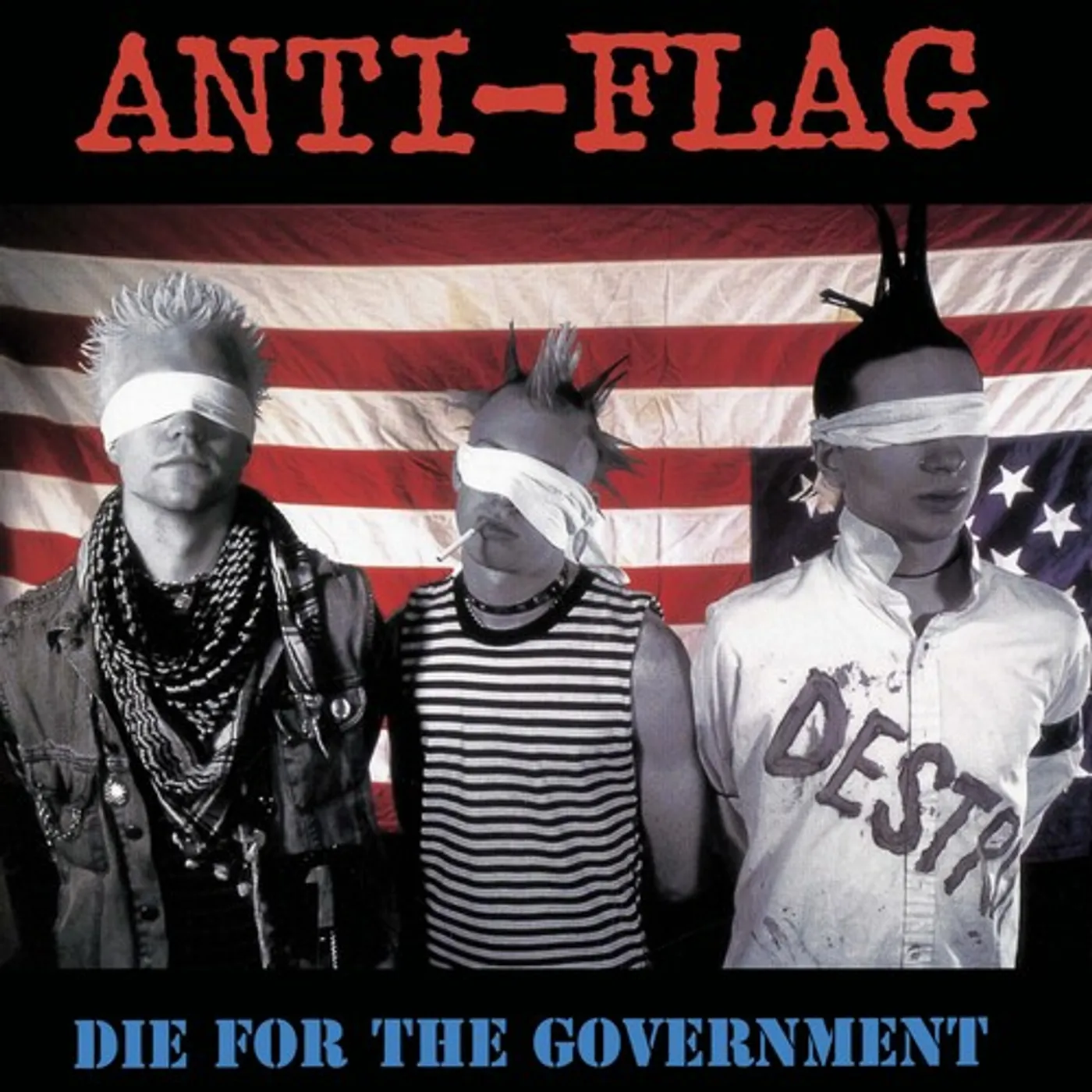 Anti-Flag DIE FOR THE GOVERNMENT (RED WHITE & BLUE SPLATTER) Vinyl Record