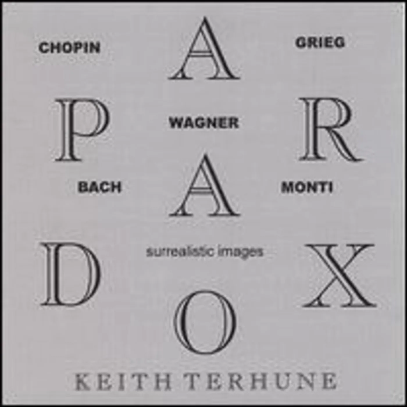 Keith Terhune PARADOX - SURREALISTIC IMAGES CD