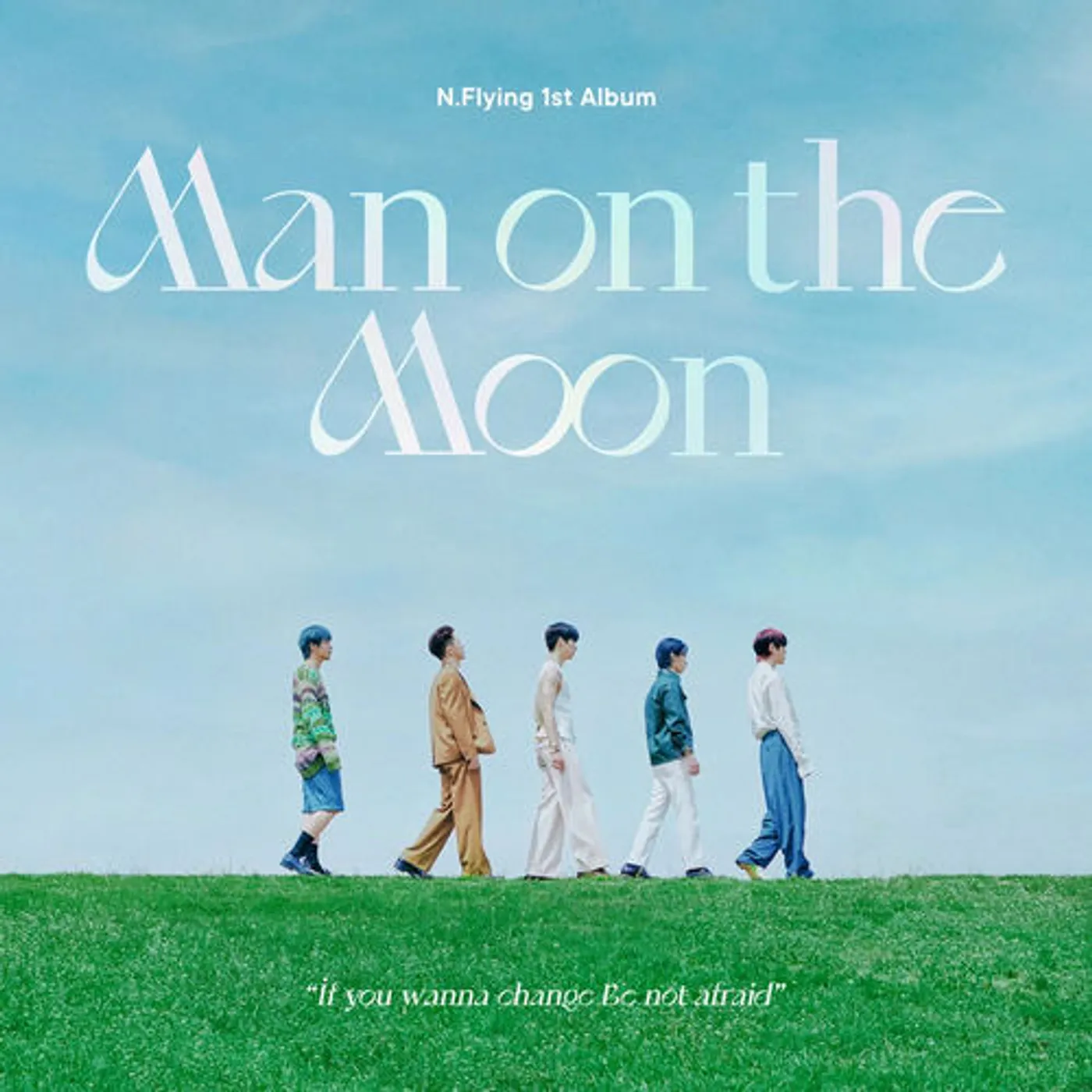 N.Flying MAN ON THE MOON Vinyl Record