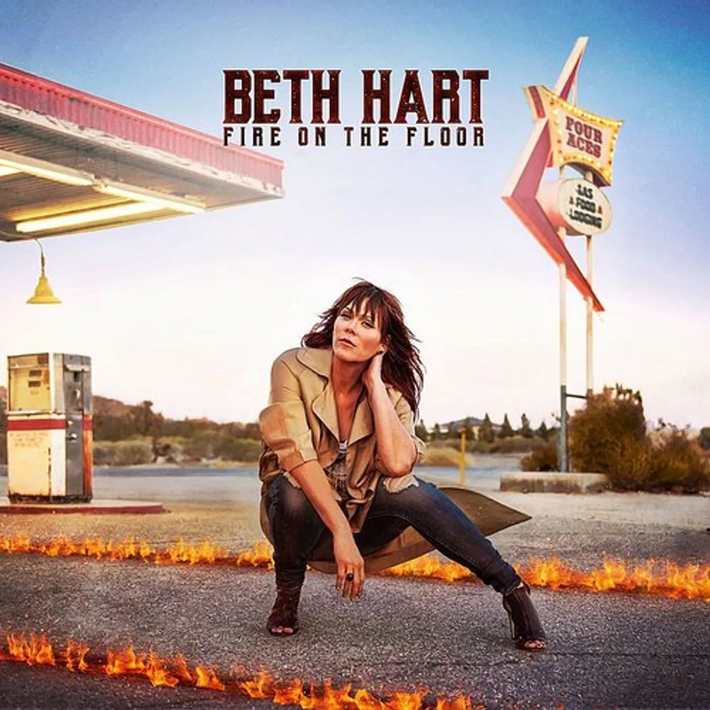 Beth Hart FIRE ON THE FLOOR (CLEAR TRANSPARENT) Vinyl Record