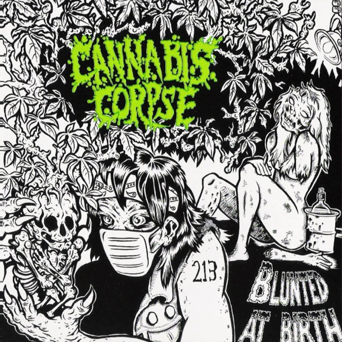 Cannabis Corpse BLUNTED AT BIRTH (RE-ISSUE) Vinyl Record