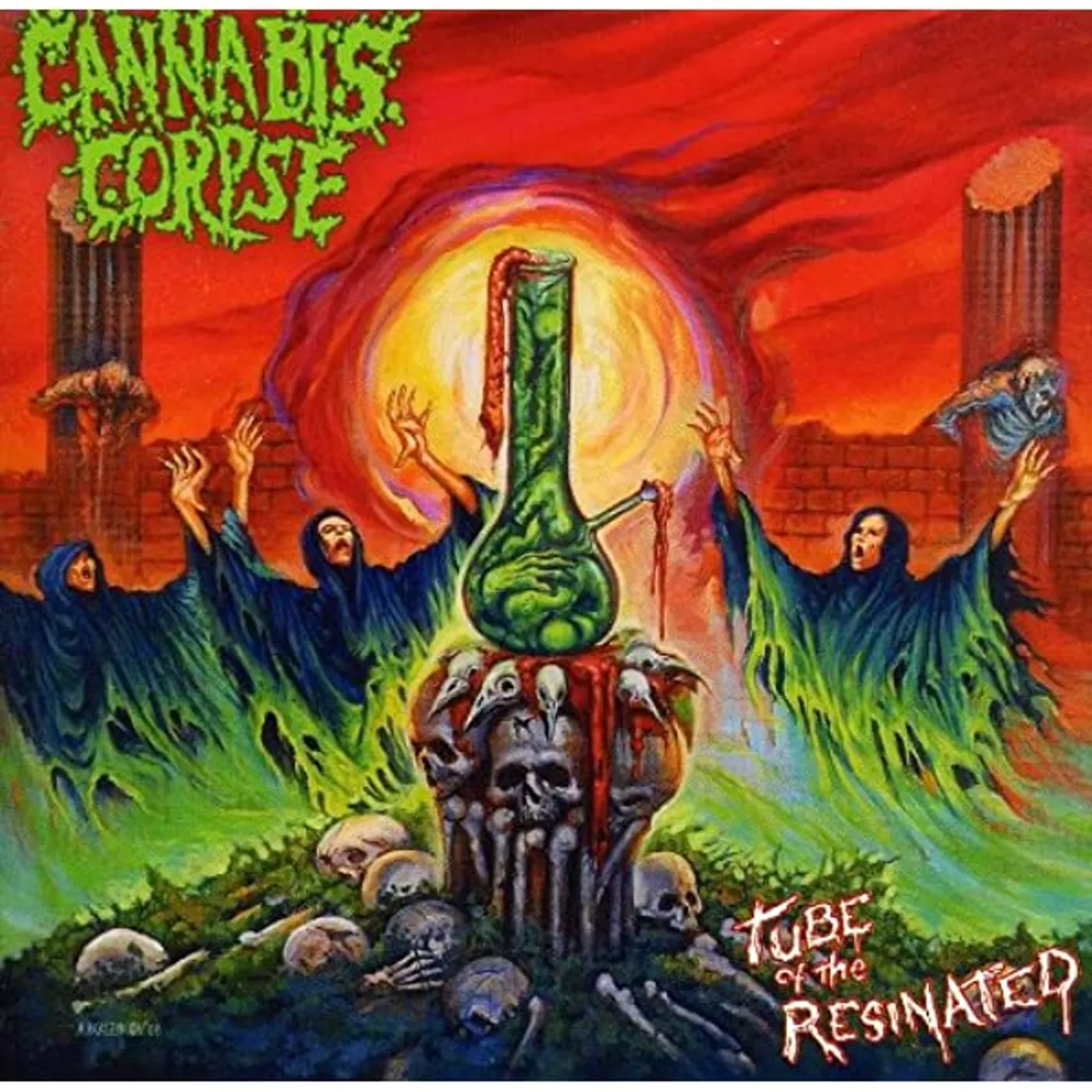 Cannabis Corpse TUBE OF THE RESINATED (RE-ISSUE) Vinyl Record