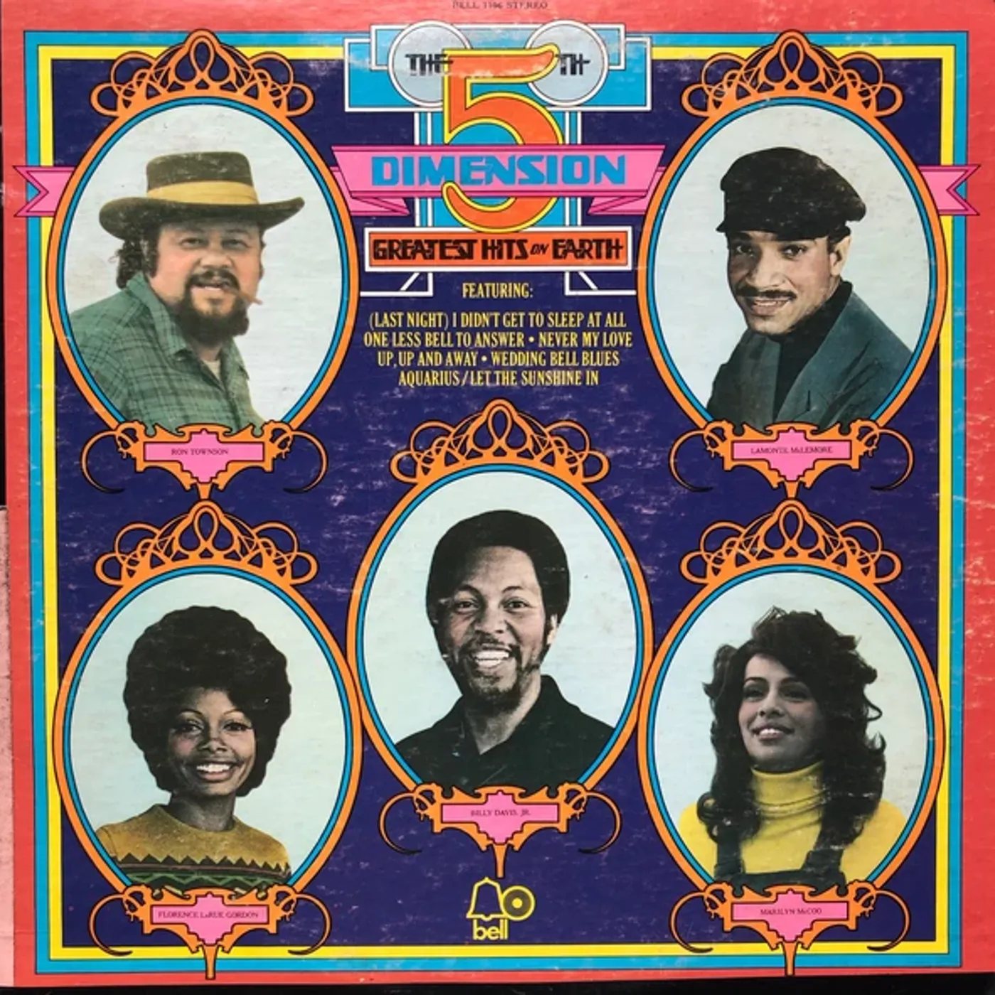 The 5th Dimension Greatest Hits On Earth Vinyl Record