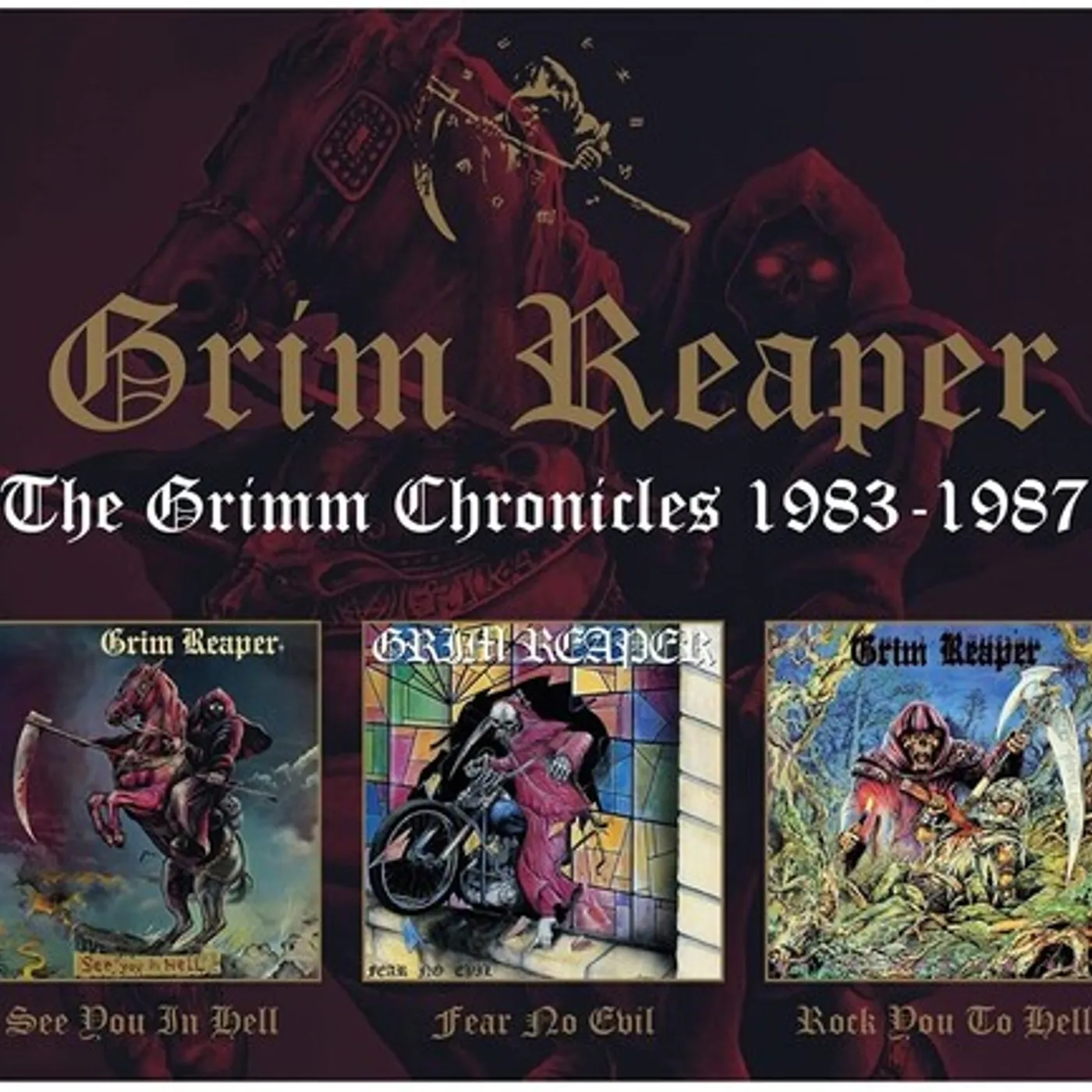 Grim Reaper GRIMM CHRONICLES 1983-1987 (3CD) CD