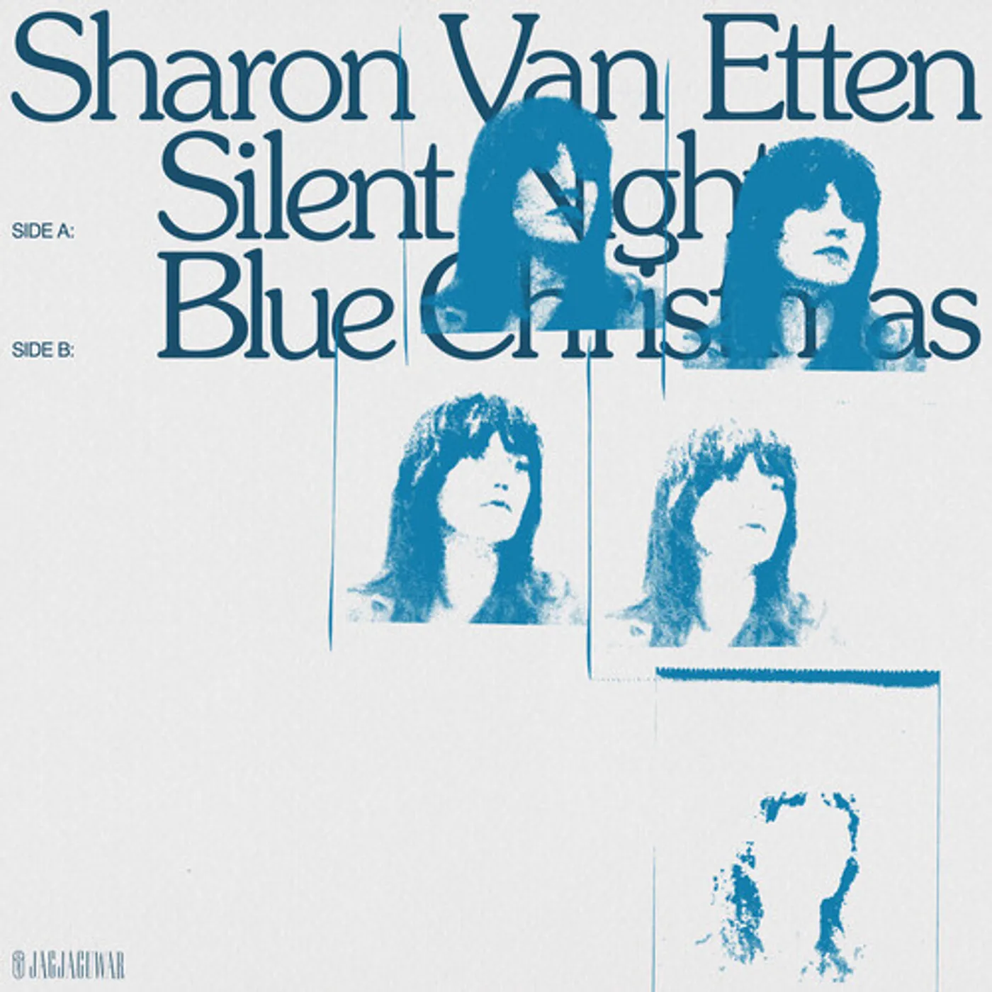 Sharon Van Etten SILENT NIGHT / BLUE CHRISTMAS (CLEAR BLUE) Vinyl Record