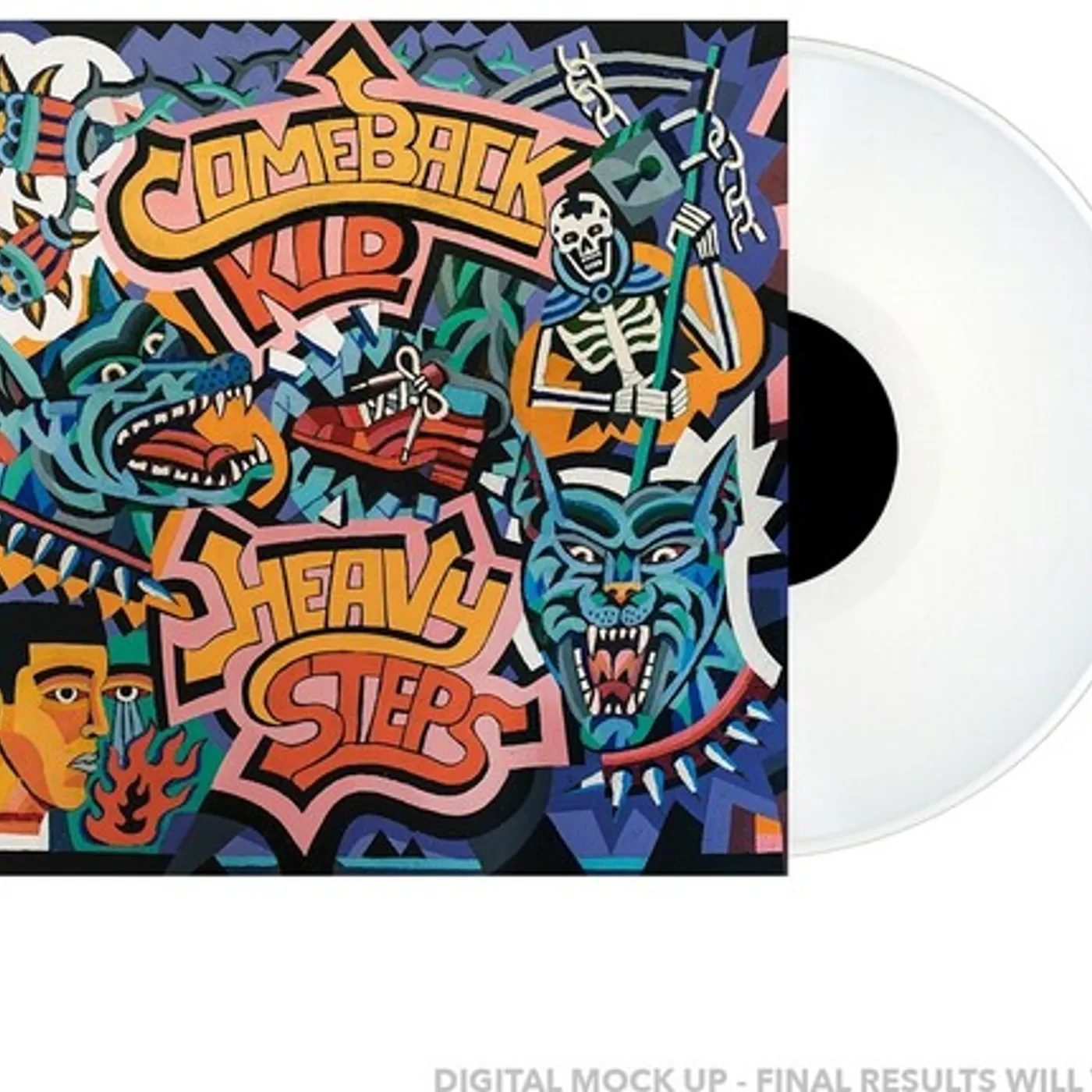 Comeback Kid HEAVY STEPS (WHITE) Vinyl Record