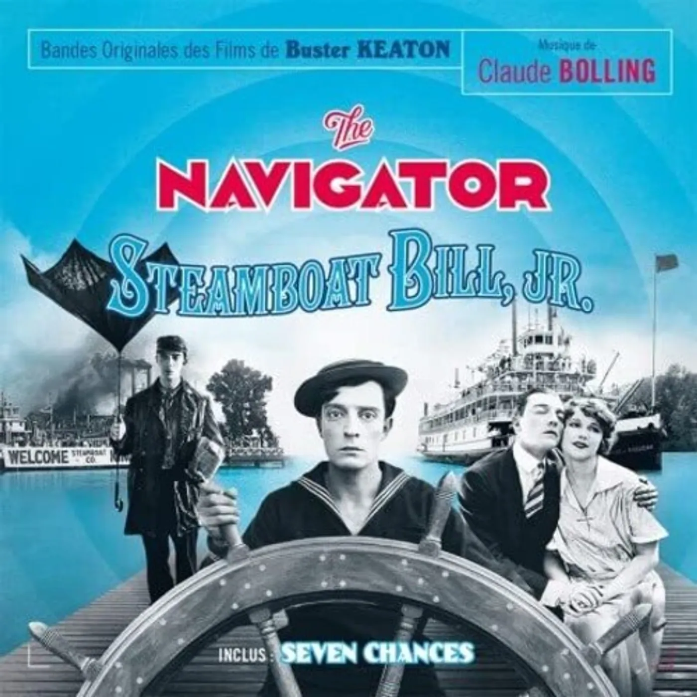 Claude Bolling NAVIGATOR / STEAMBOAT BILL JR / 7 CHANCES / Original Soundtrack CD