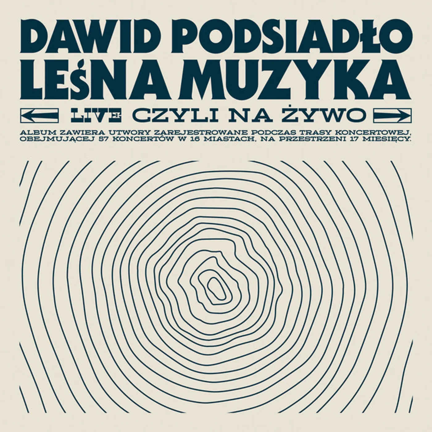 Dawid Podsiadło LESNA MUZYKA (LIVE CZYLI NA ZYWO) CD