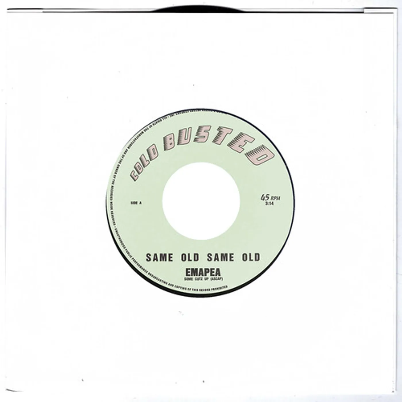 Emapea Same Old Same Old / Drop The Bass Vinyl Record