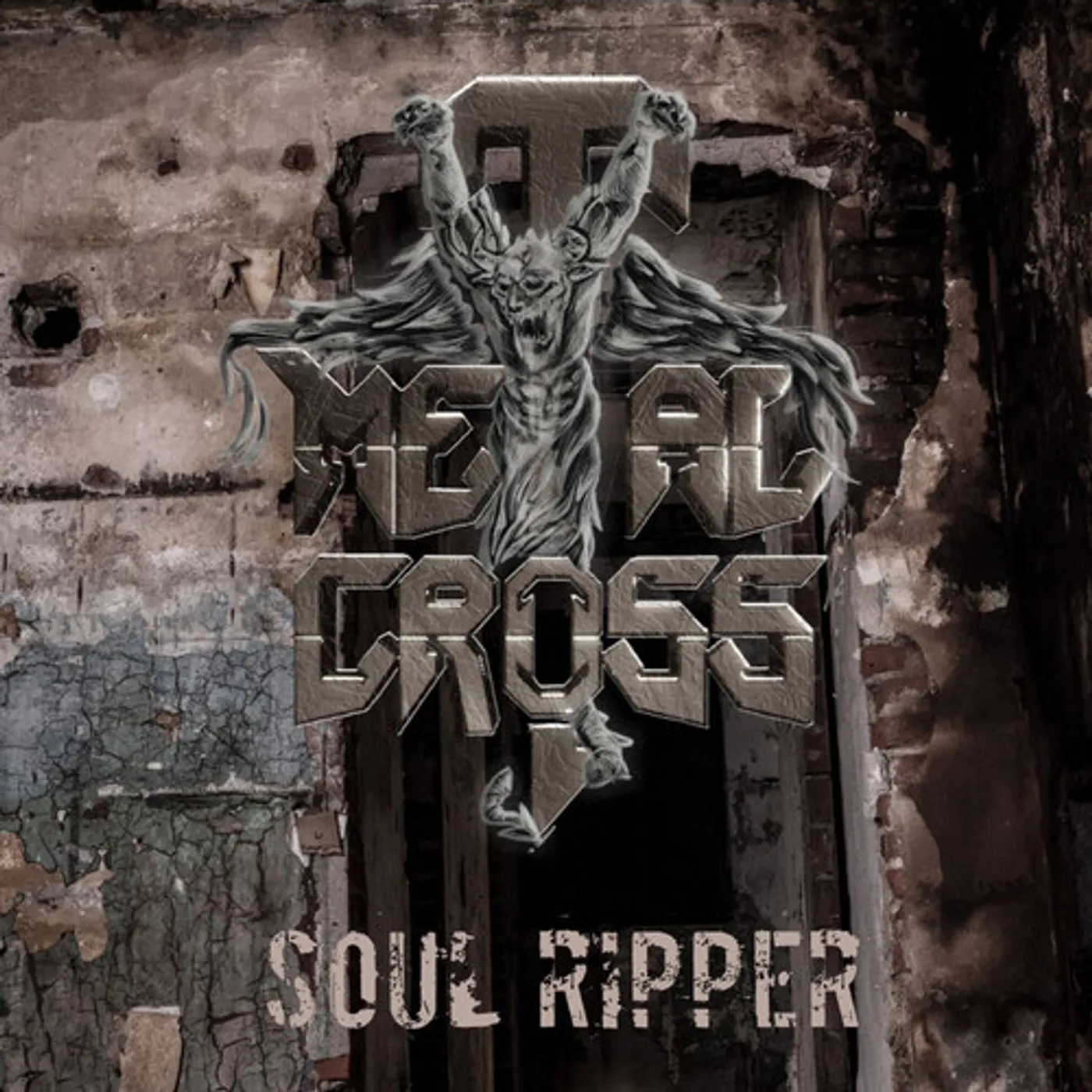 Metal Cross SOUL RIPPER (GREY & BLACK) Vinyl Record