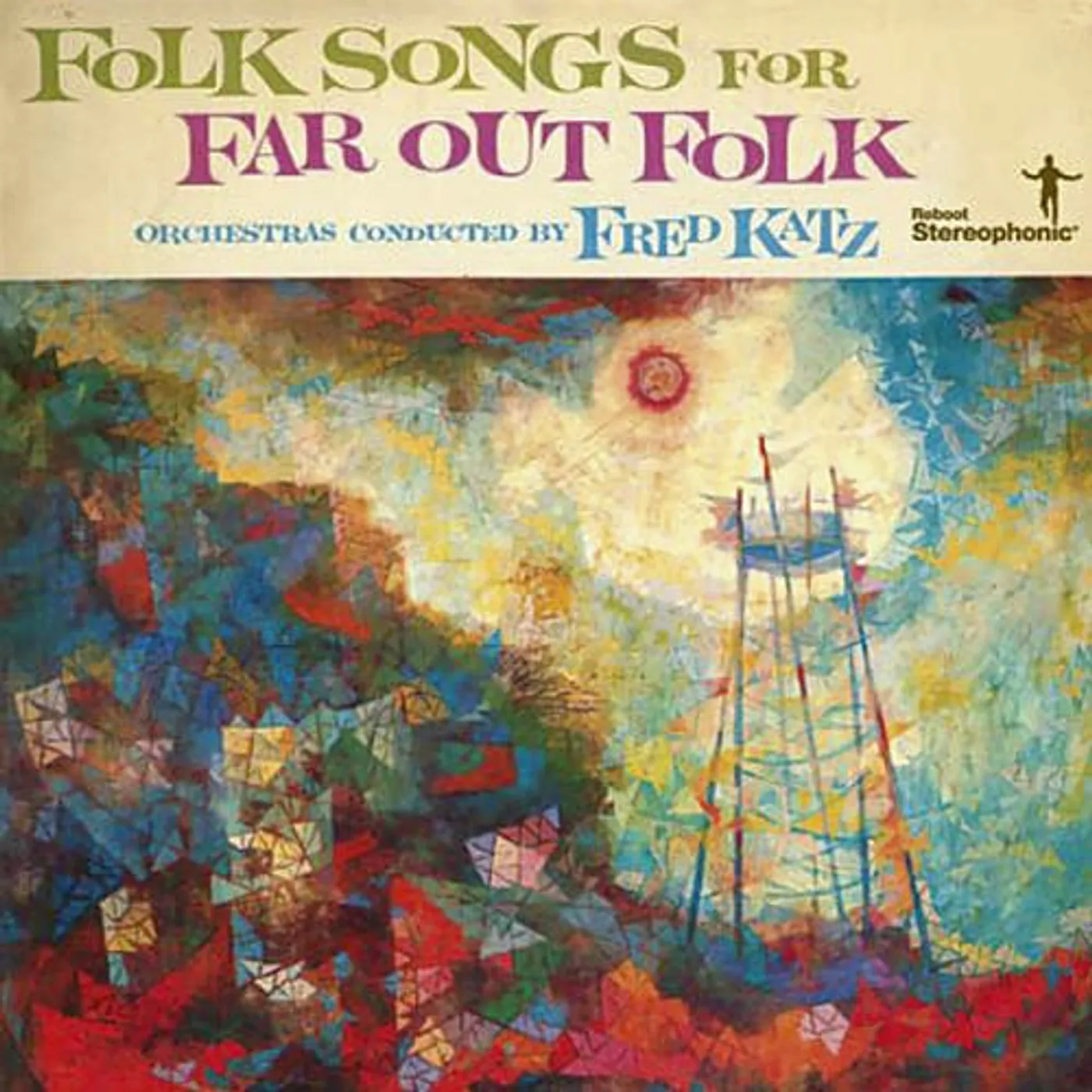 Fred Katz Folk Songs for Far Out Folk Vinyl Record